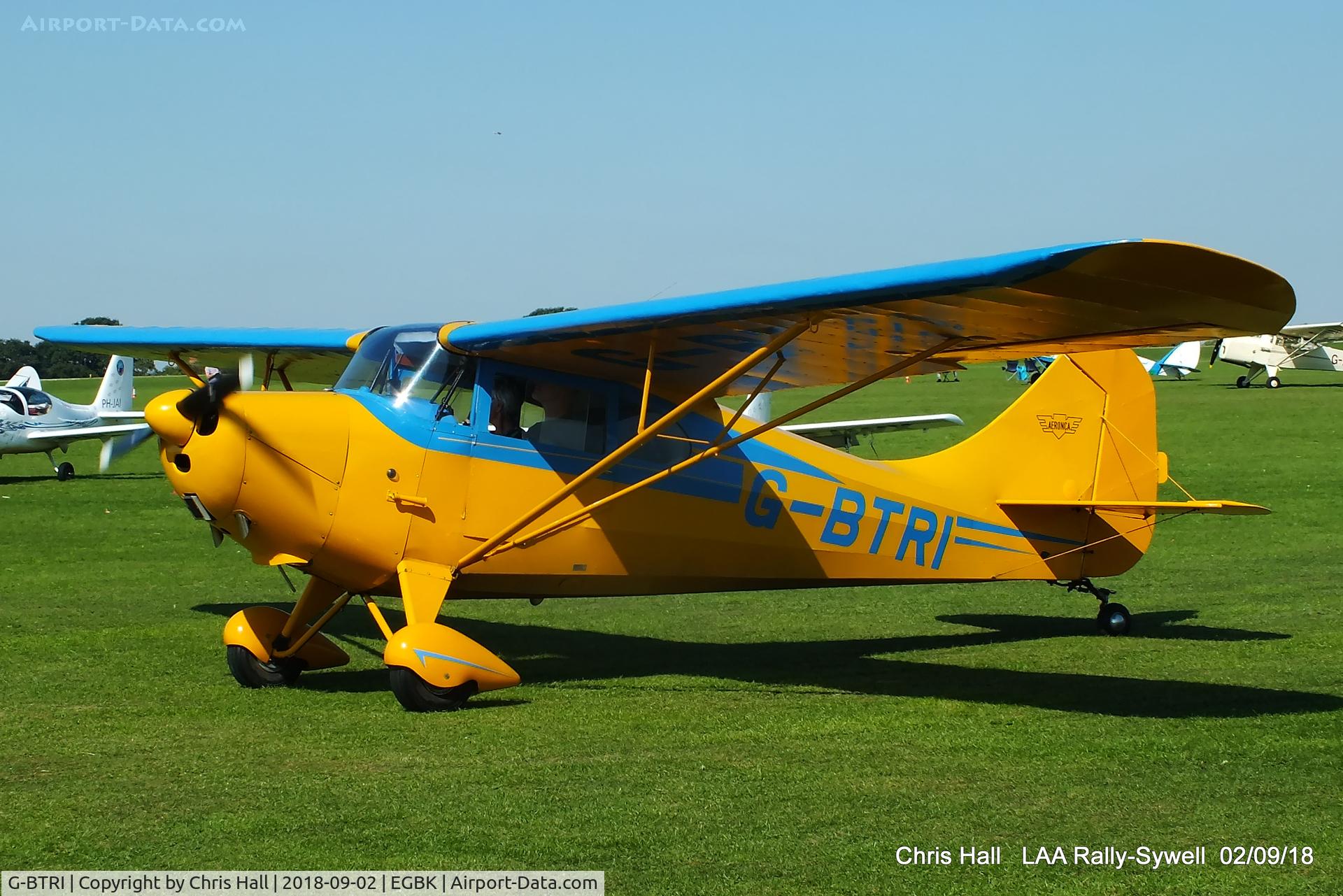 G-BTRI, 1948 Aeronca 11CC Super Chief C/N 11CC-246, 2018 LAA Rally, Sywell