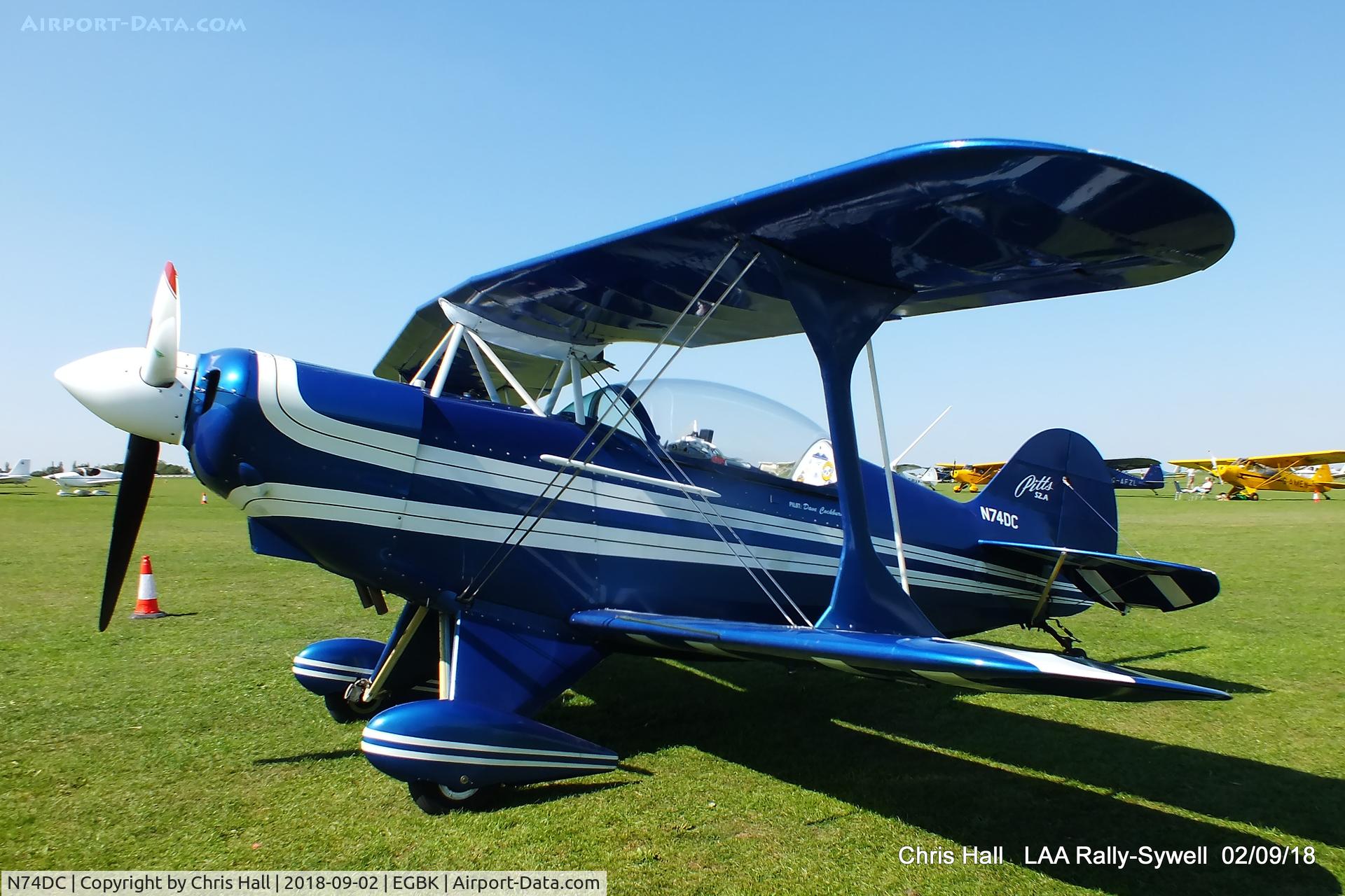 N74DC, 1980 Aerotek Pitts S-2A Special C/N 2228, 2018 LAA Rally, Sywell
