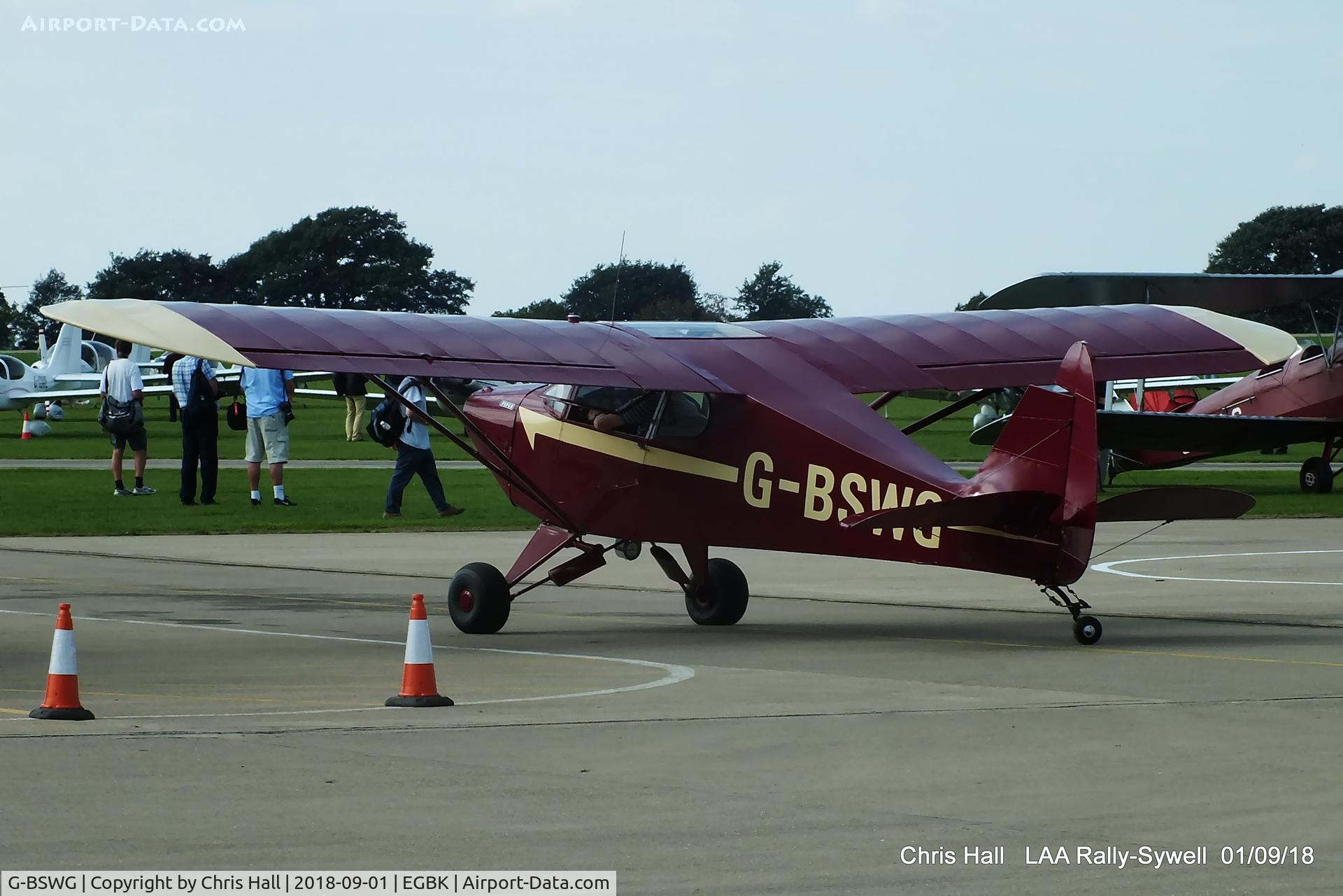 G-BSWG, 1946 Piper PA-17 Vagabond C/N 15-99, 2018 LAA Rally, Sywell