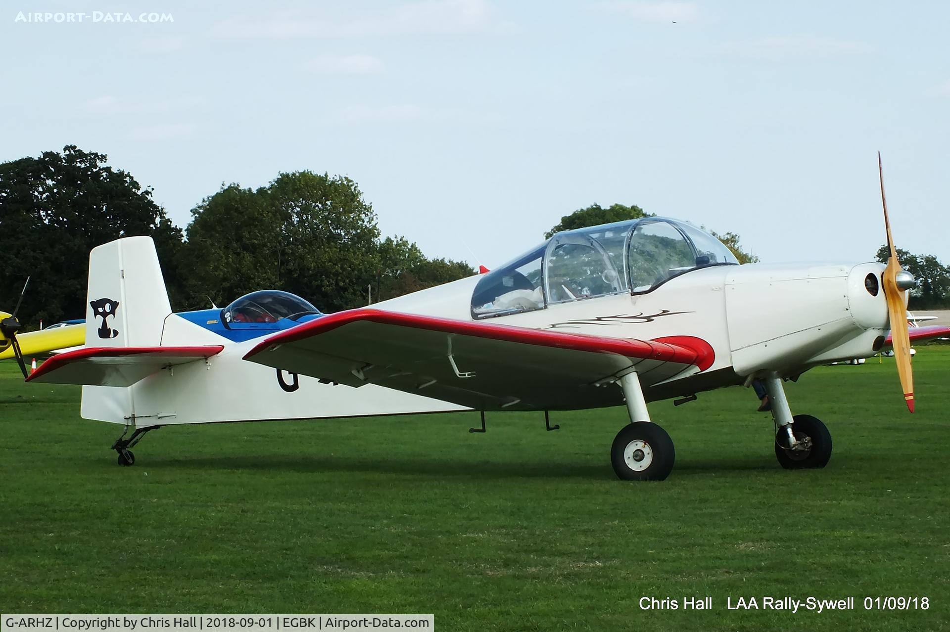G-ARHZ, 1961 Rollason Druine D-62 Condor C/N PFA 247, 2018 LAA Rally, Sywell