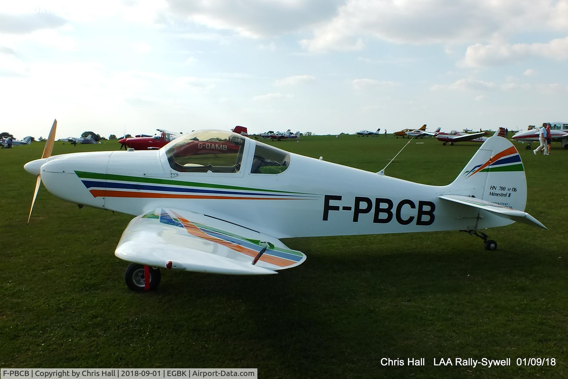 F-PBCB, Nicollier HN-700 Menestrel II C/N 116, 2018 LAA Rally, Sywell