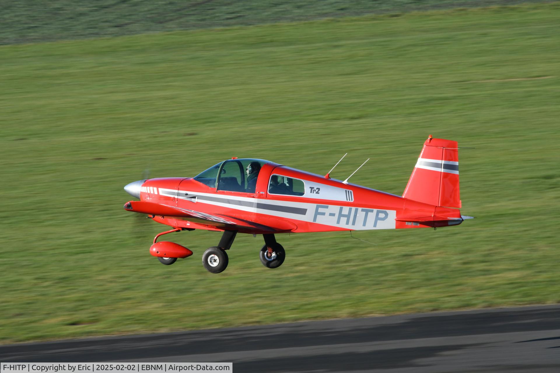 F-HITP, 1974 Grumman American AA-1B Trainer C/N AA5B-0466, Shot taken @ EBNM on 02/02/2025
