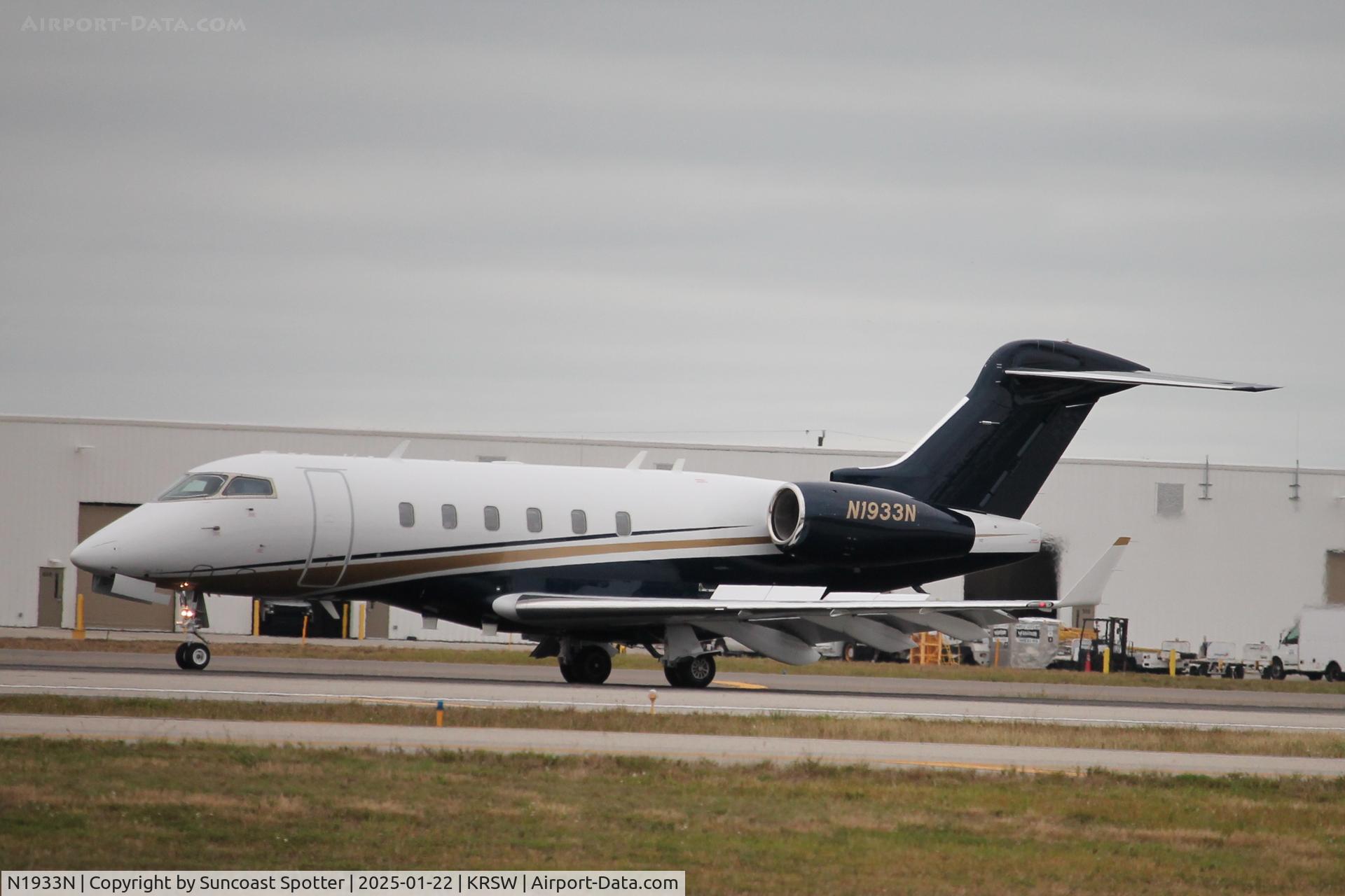 N1933N, 2006 Bombardier BD-100-1A10 C/N 20133, Northern Jet Flight 1933 arrives on Runway 6 at Southwest Florida International Airport following flight from Marsh Harbour Airport