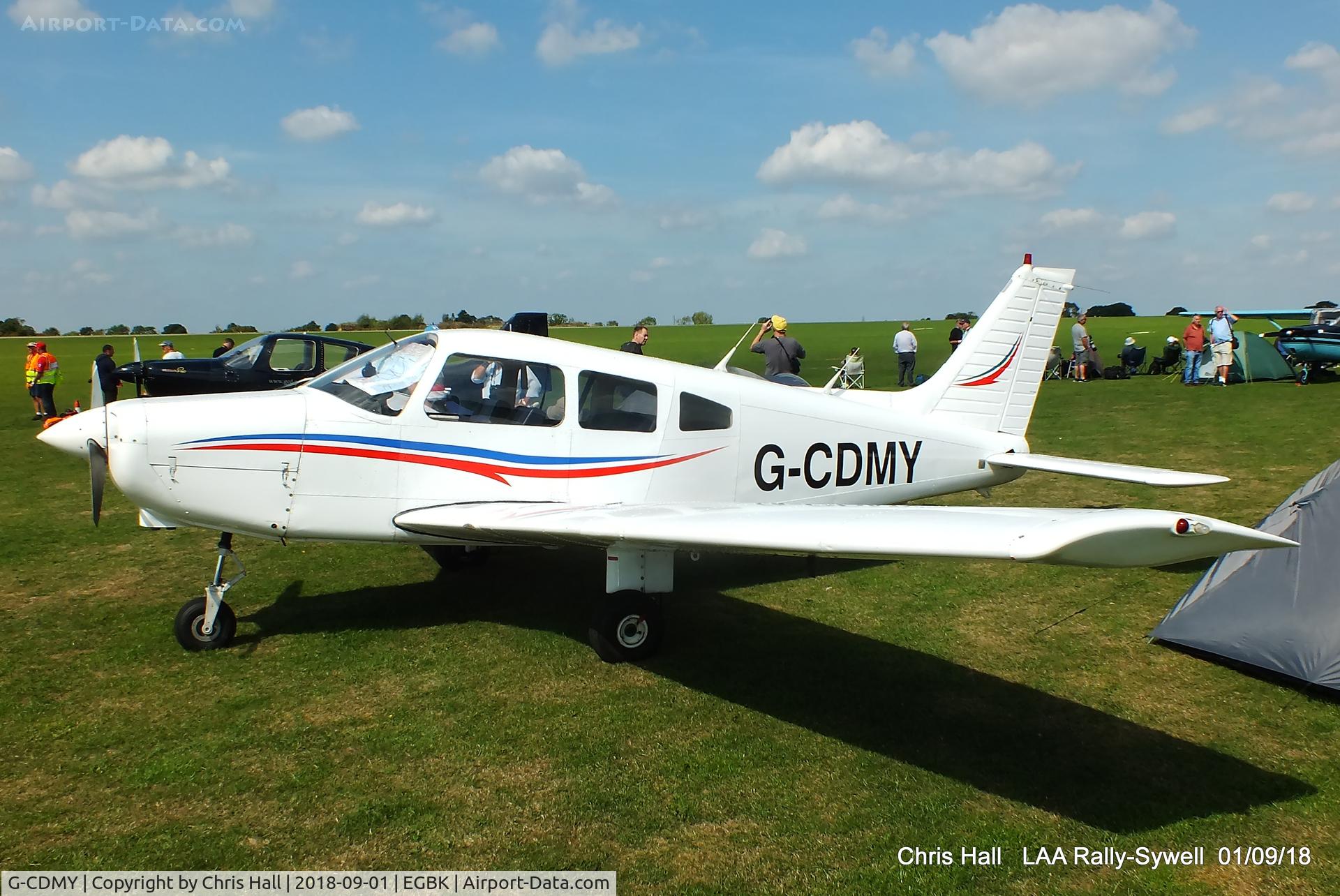 G-CDMY, 1979 Piper PA-28-161 Cherokee Warrior II C/N 28-7916007, 2018 LAA Rally, Sywell
