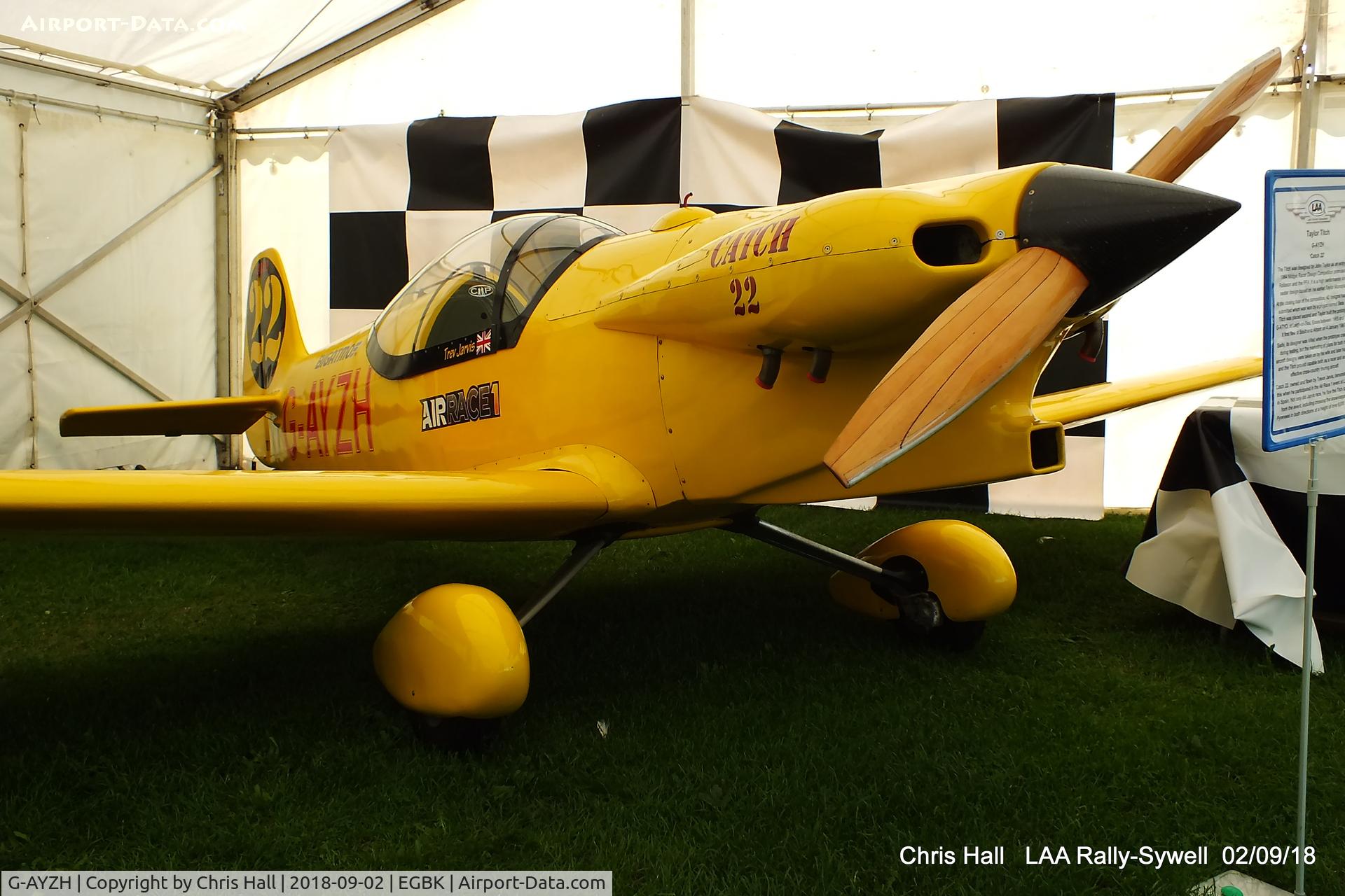 G-AYZH, 2007 Taylor JT-2 Titch C/N PFA 060-1316, 2018 LAA Rally, Sywell