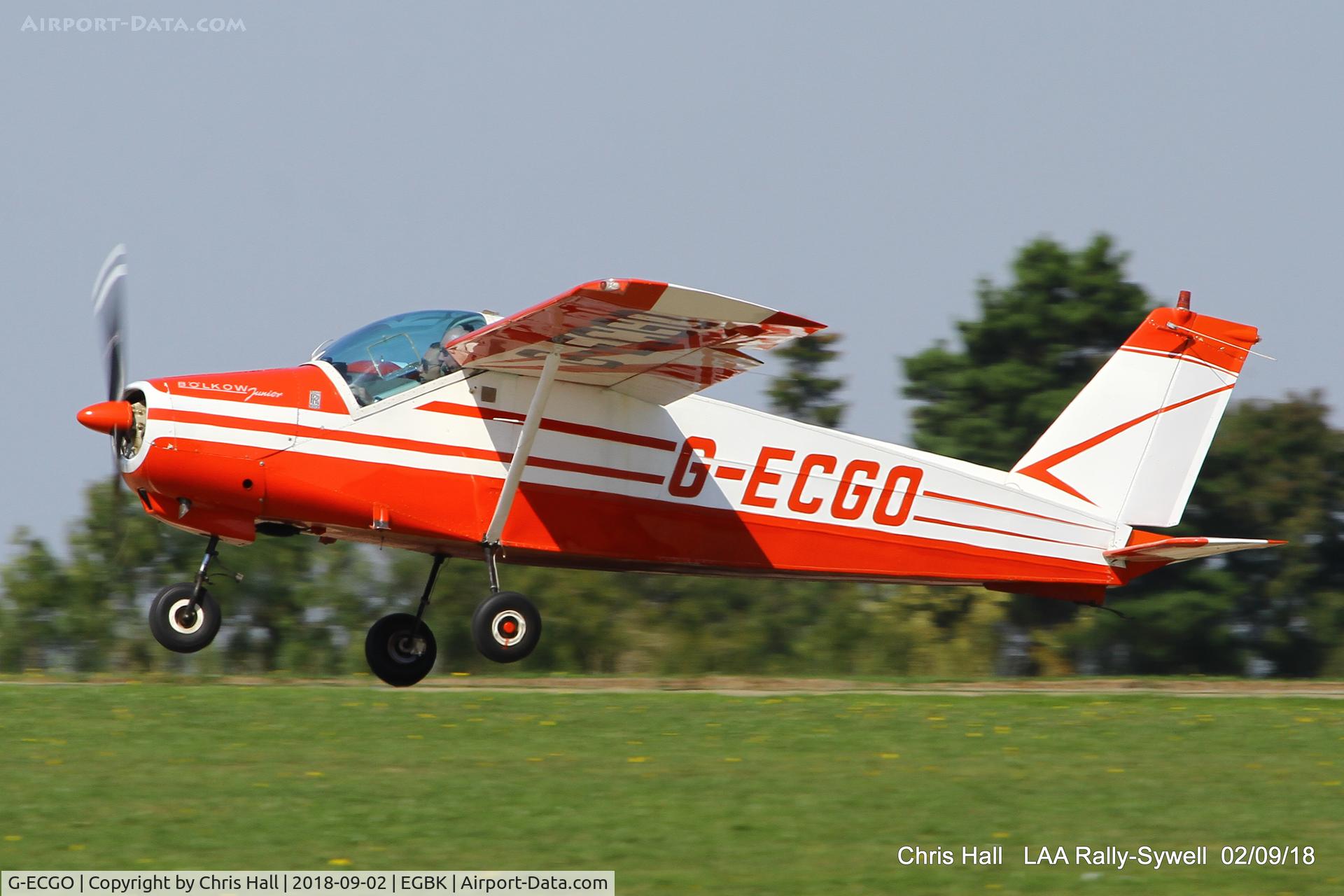 G-ECGO, 1966 Bolkow Bo-208C Junior C/N 599, 2018 LAA Rally, Sywell