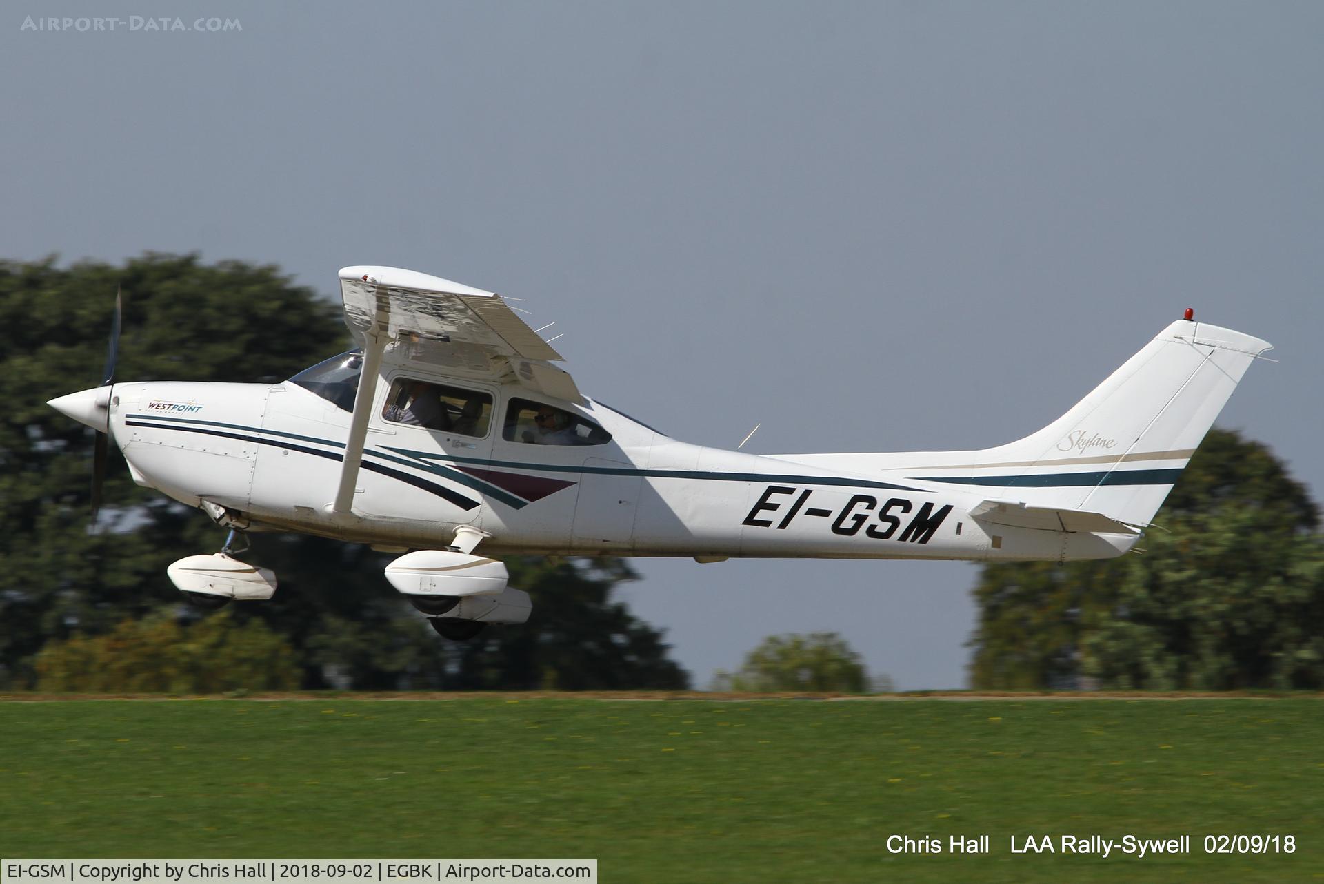 EI-GSM, 1998 Cessna 182S Skylane C/N 18280188, 2018 LAA Rally, Sywell