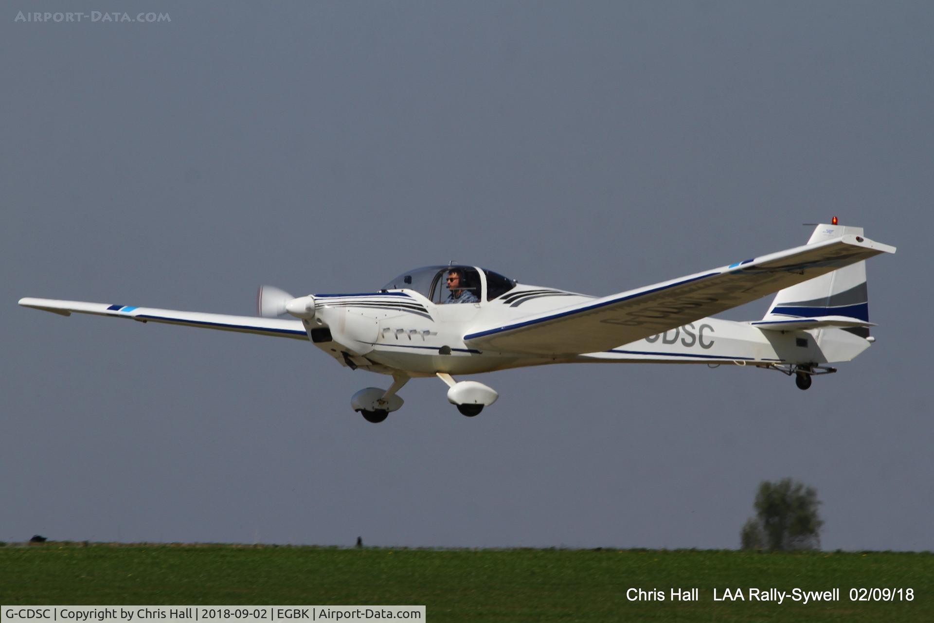 G-CDSC, 1999 Scheibe SF-25C Falke C/N 44643, 2018 LAA Rally, Sywell