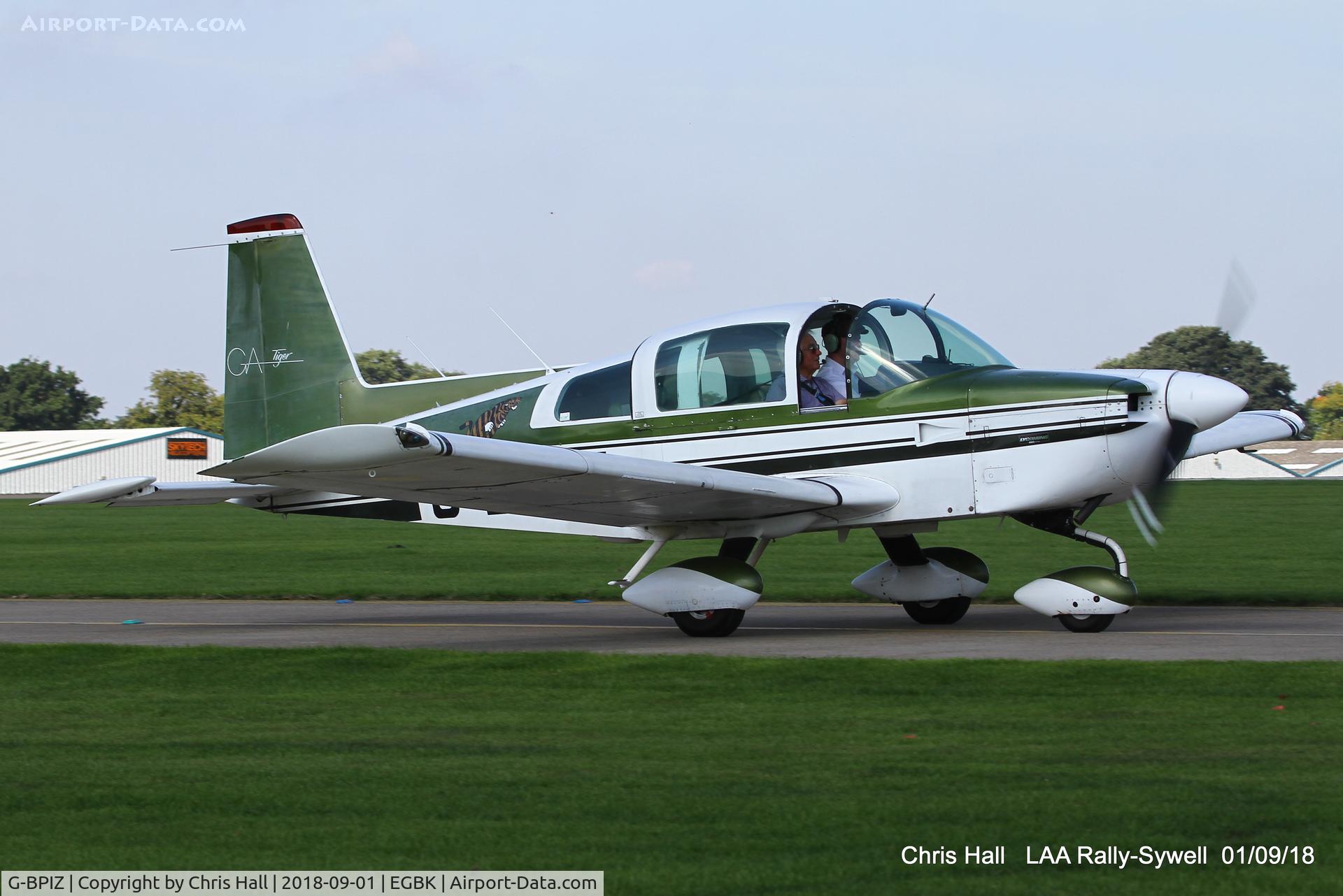 G-BPIZ, 1979 Gulfstream American AA-5B Tiger C/N AA5B-1154, 2018 LAA Rally, Sywell