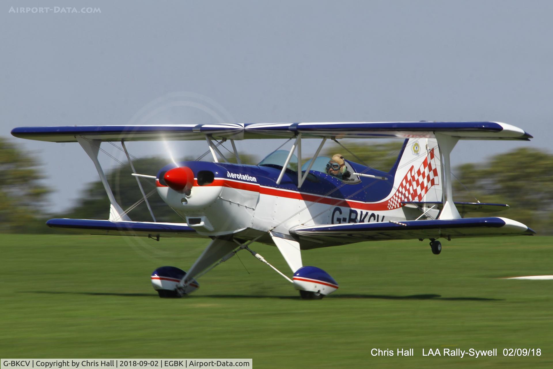 G-BKCV, 1990 EAA Acro Sport II C/N PFA 072A-10776, 2018 LAA Rally, Sywell