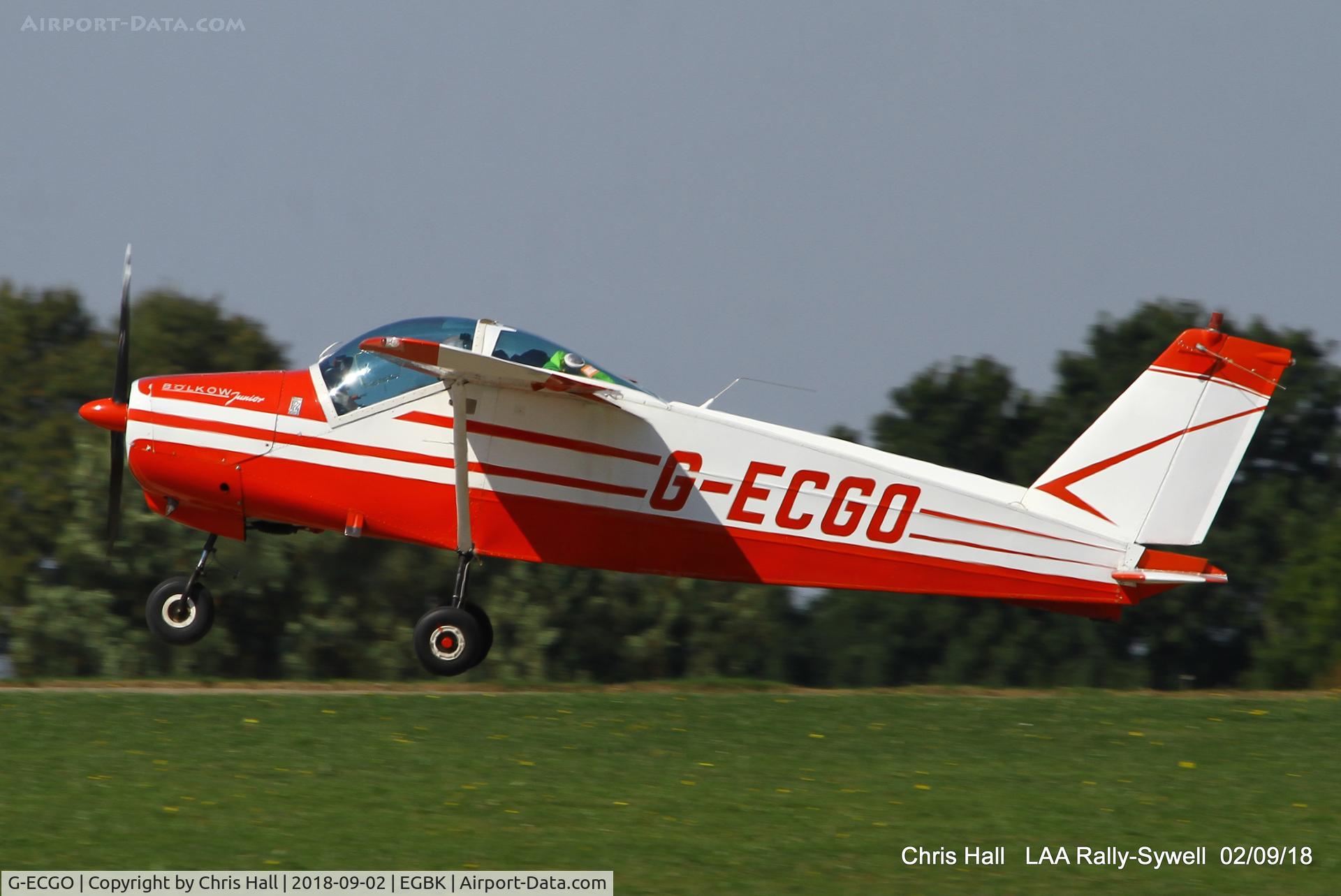 G-ECGO, 1966 Bolkow Bo-208C Junior C/N 599, 2018 LAA Rally, Sywell