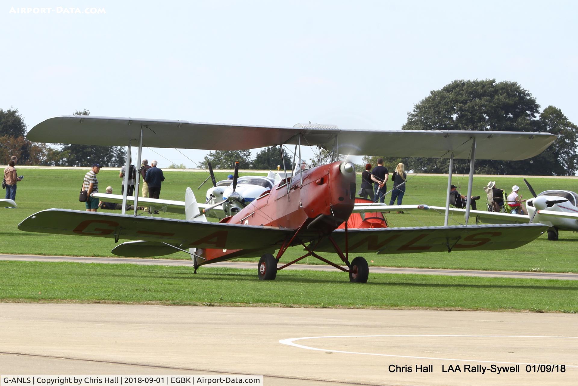 G-ANLS, 1944 De Havilland DH-82A Tiger Moth II C/N 85862, 2018 LAA Rally, Sywell