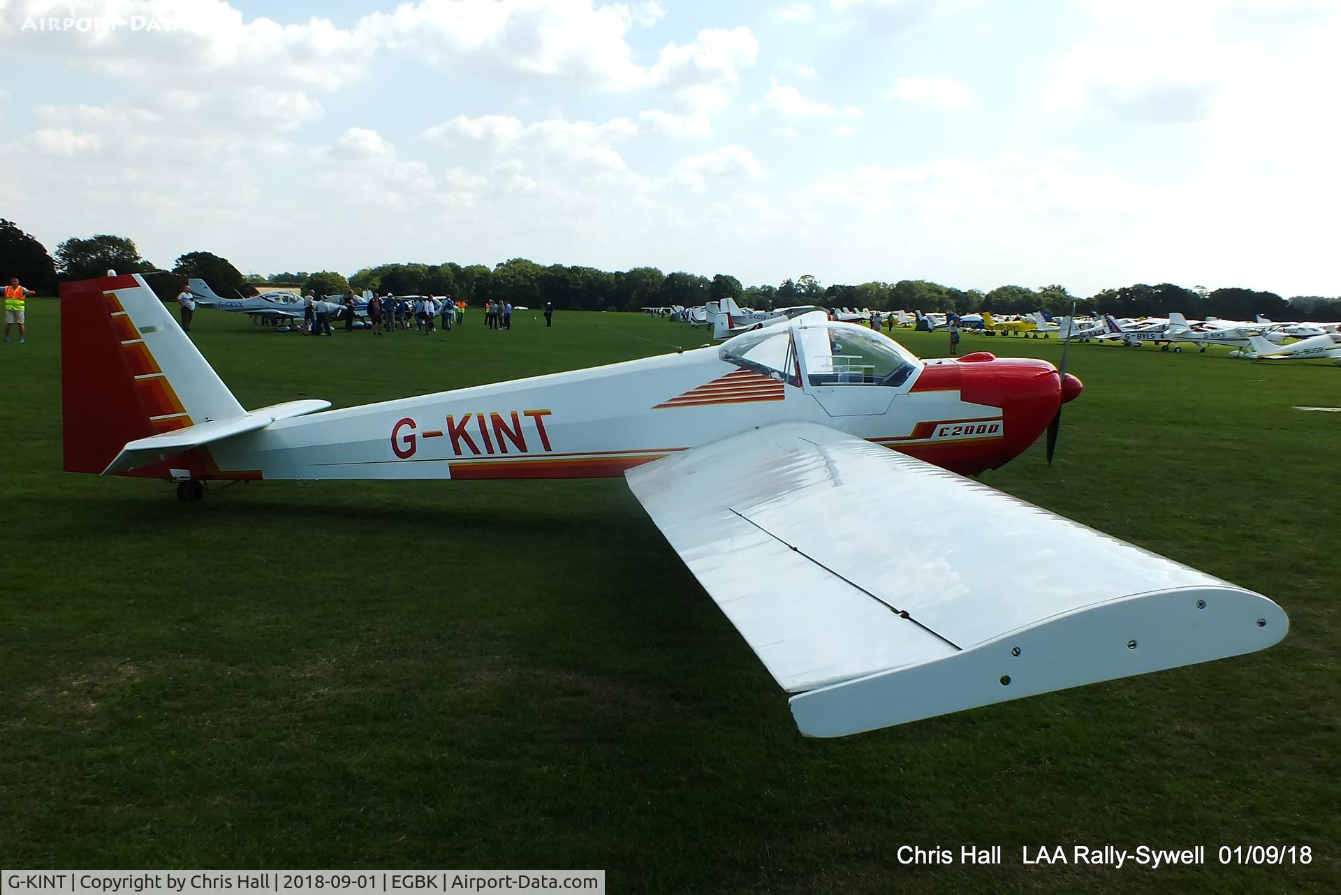 G-KINT, 1987 Scheibe SF-25C Falke 2000 C/N 44412, 2018 LAA Rally, Sywell