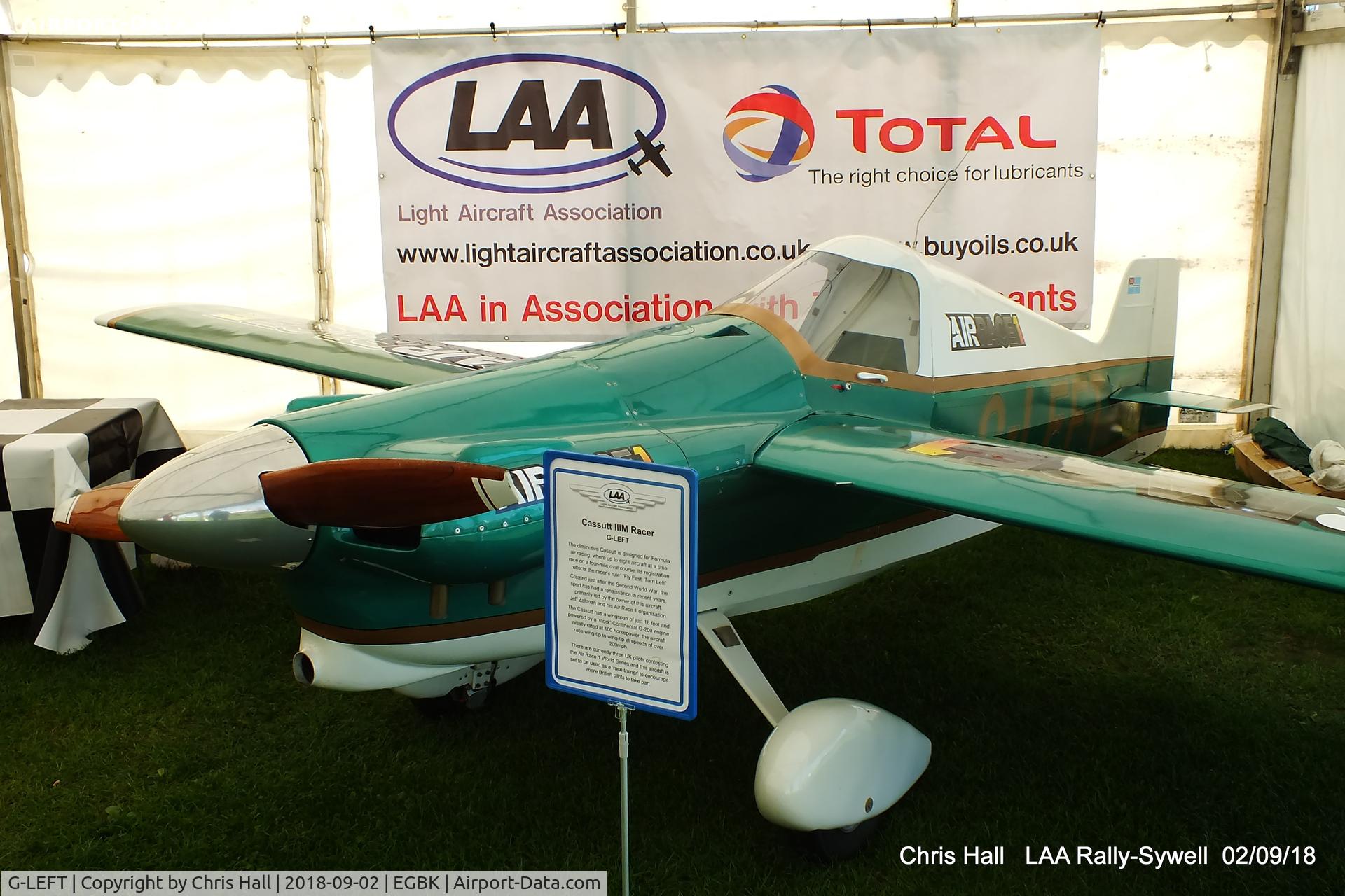 G-LEFT, 2010 Cassutt IIIM Racer C/N LAA 034-14983, 2018 LAA Rally, Sywell