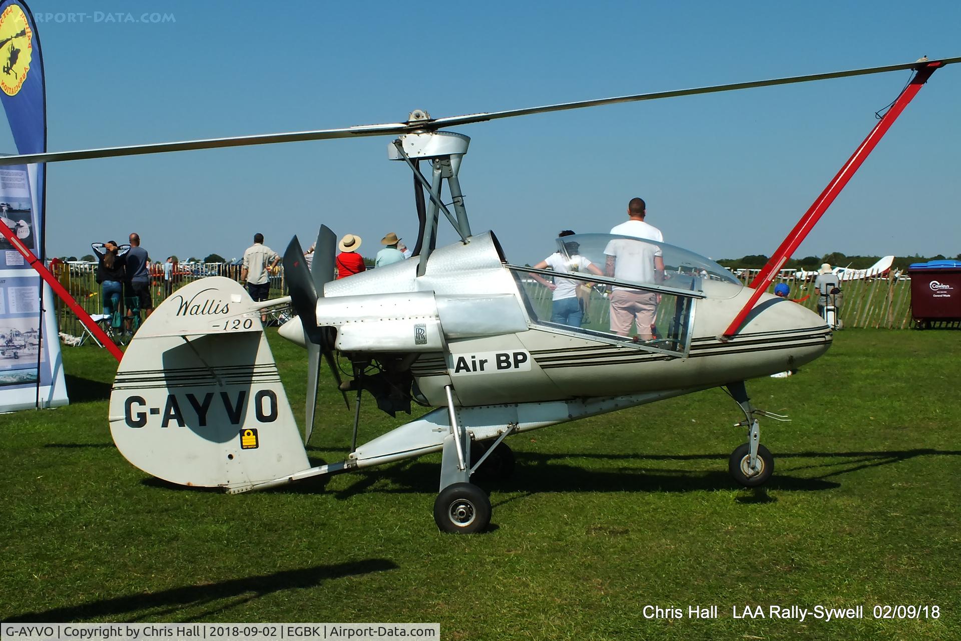 G-AYVO, 1971 Wallis WA.120 Series 1 C/N K/602/X, 2018 LAA Rally, Sywell