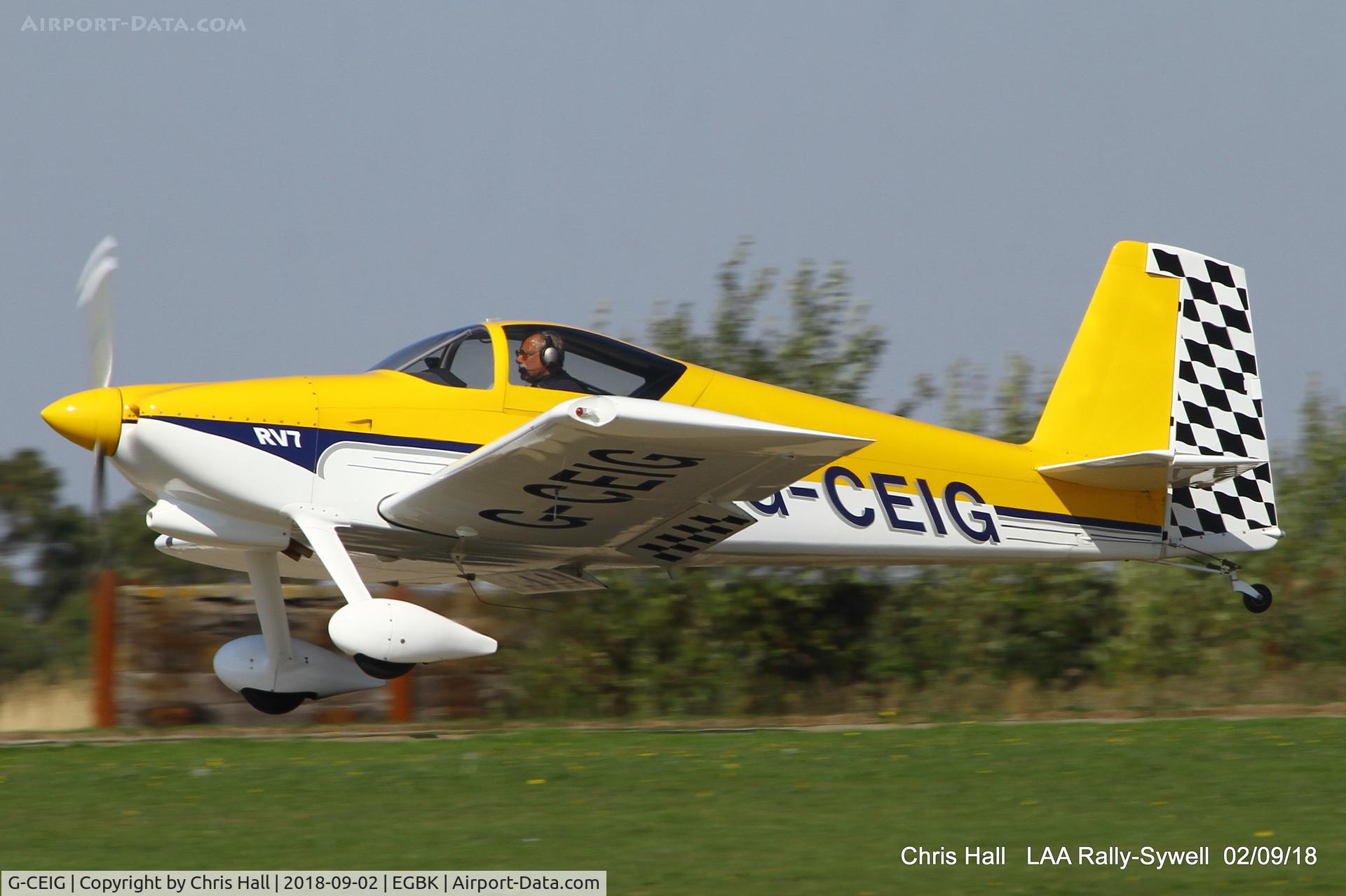 G-CEIG, 2007 Vans RV-7 C/N PFA 323-14402, 2018 LAA Rally, Sywell