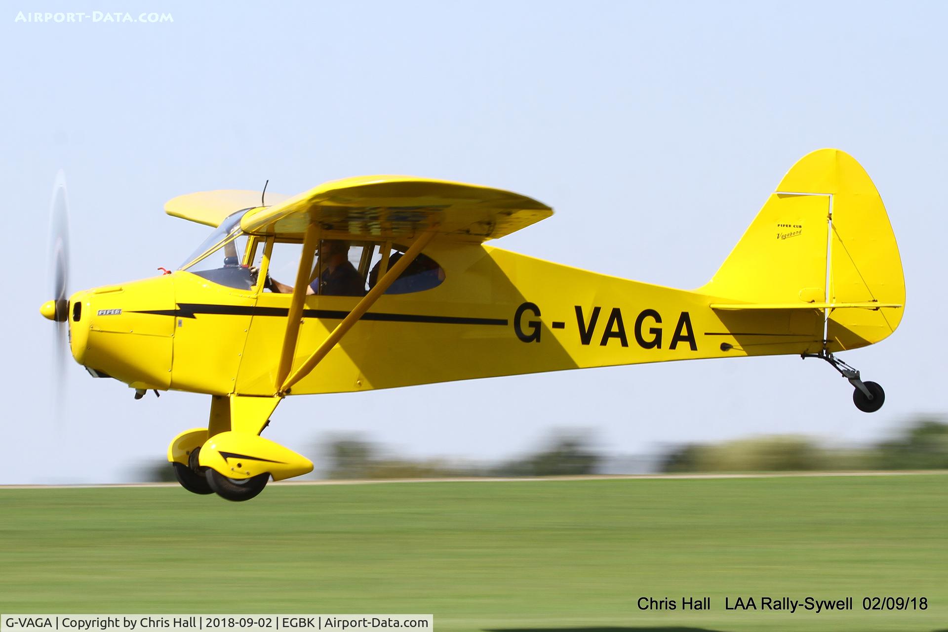 G-VAGA, 1948 Piper PA-15 Vagabond Vagabond C/N 15-248, 2018 LAA Rally, Sywell