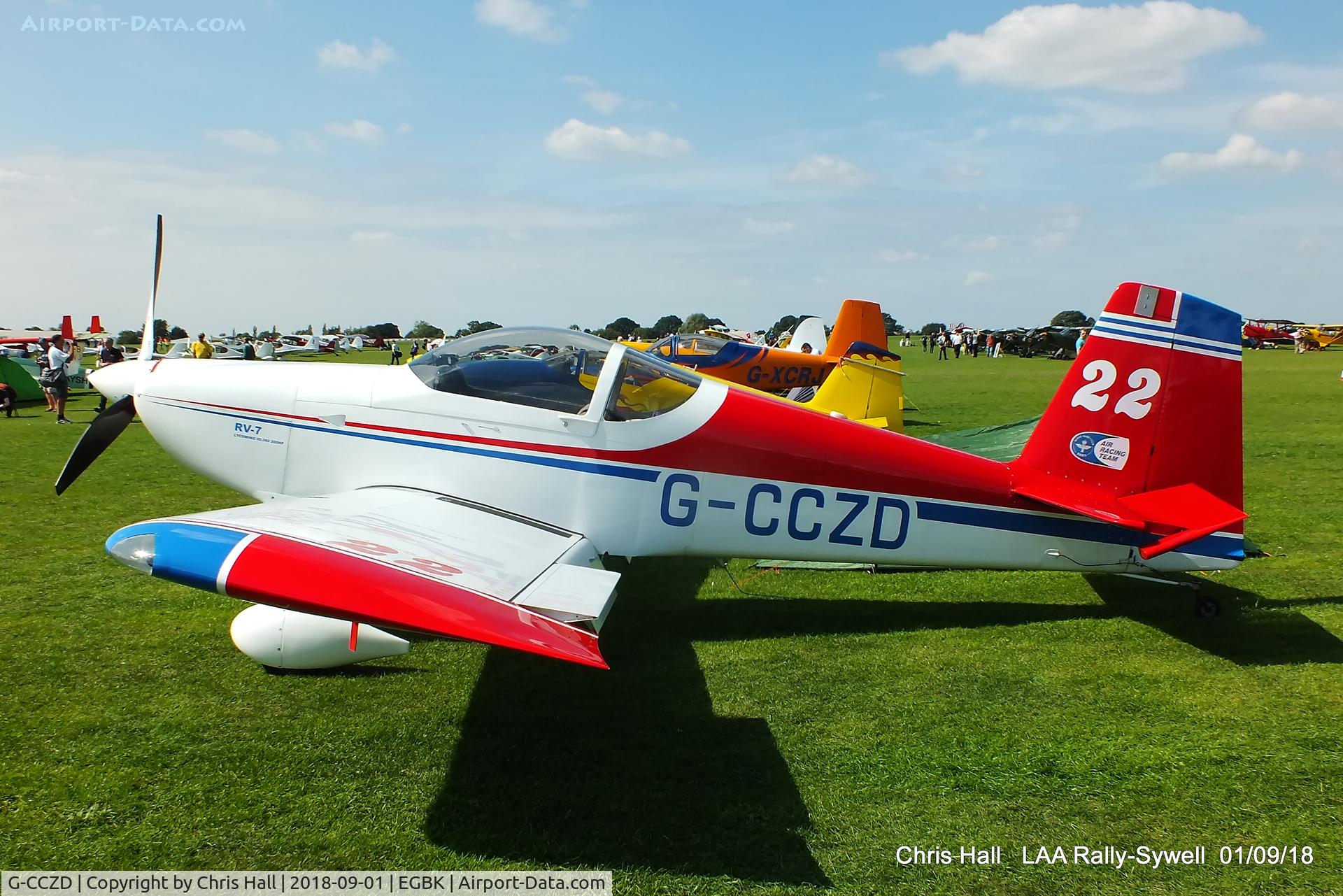 G-CCZD, 2004 Vans RV-7 C/N PFA 323-14087, 2018 LAA Rally, Sywell