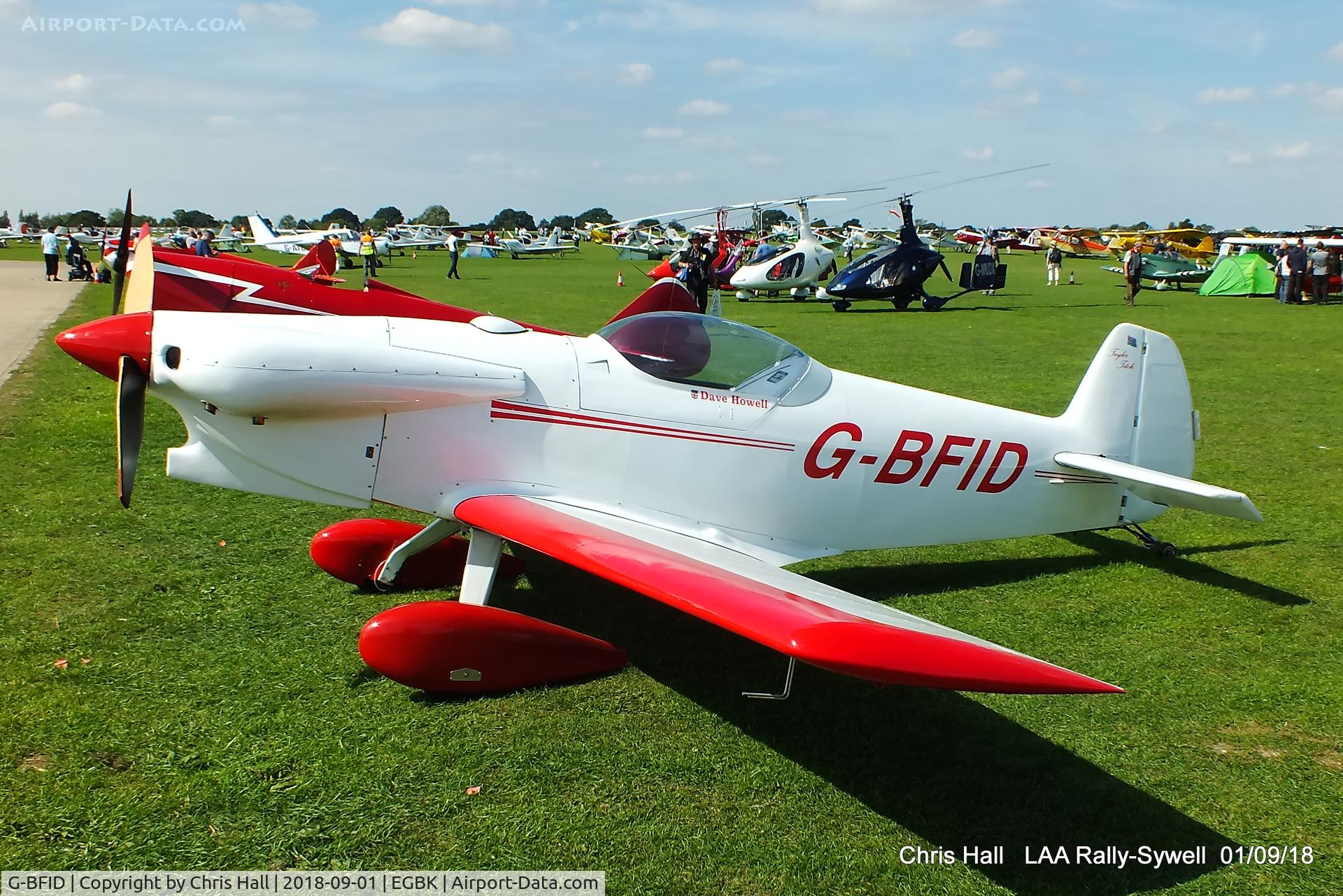 G-BFID, 1990 Taylor JT-2 Titch C/N PFA 060-10311, 2018 LAA Rally, Sywell