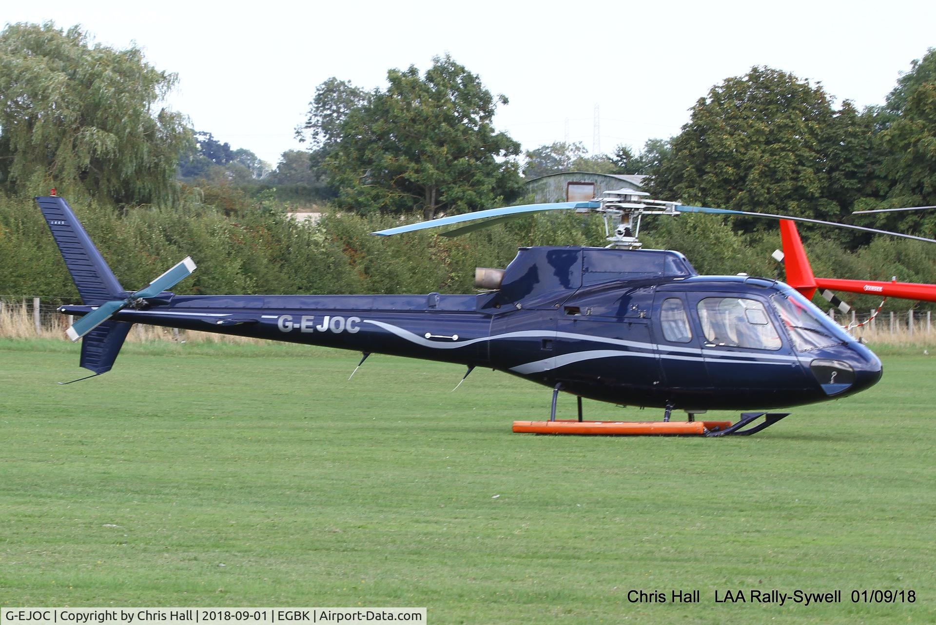 G-EJOC, 1981 Aerospatiale AS-350B Ecureuil C/N 1465, 2018 LAA Rally, Sywell