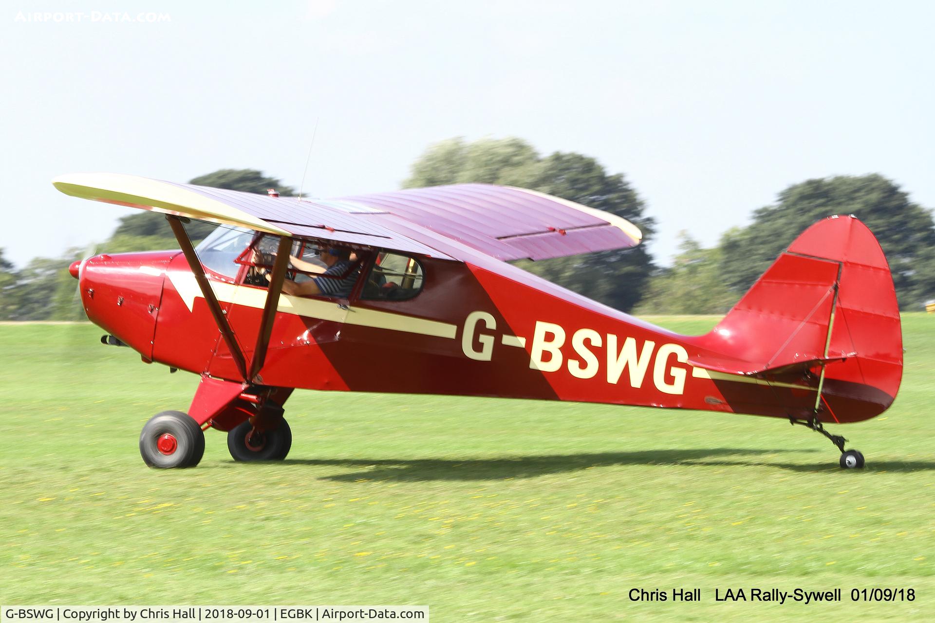 G-BSWG, 1946 Piper PA-17 Vagabond C/N 15-99, 2018 LAA Rally, Sywell