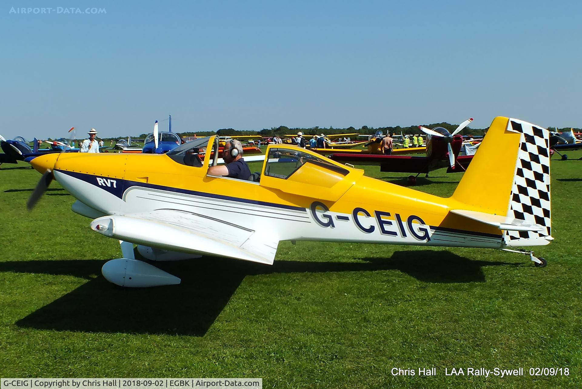 G-CEIG, 2007 Vans RV-7 C/N PFA 323-14402, 2018 LAA Rally, Sywell