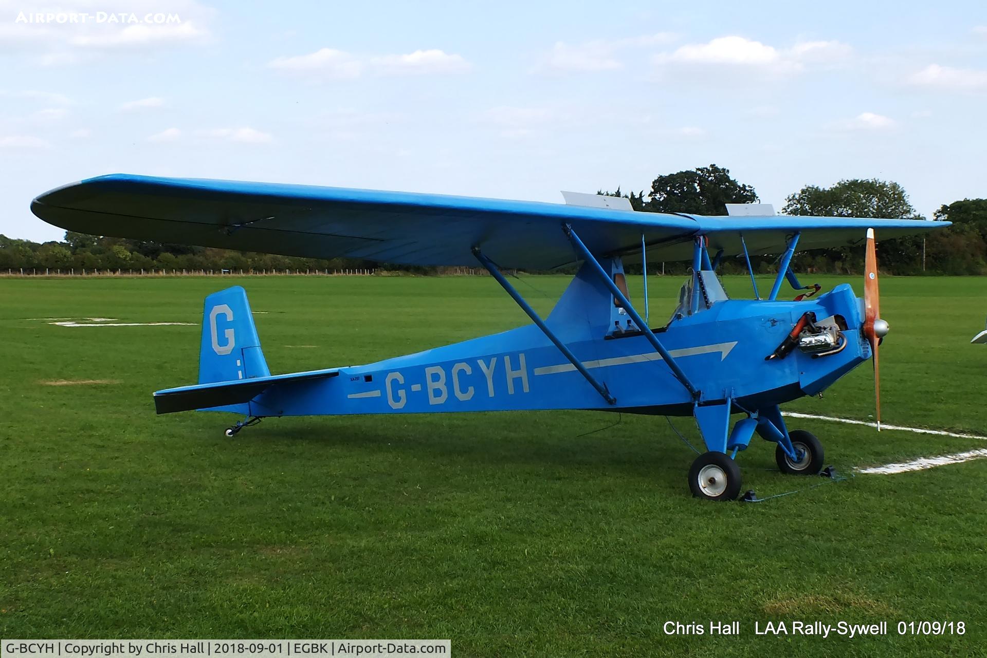G-BCYH, 1976 Slingsby T-31 Cadet Motor Glider III C/N PFA 1568, 2018 LAA Rally, Sywell