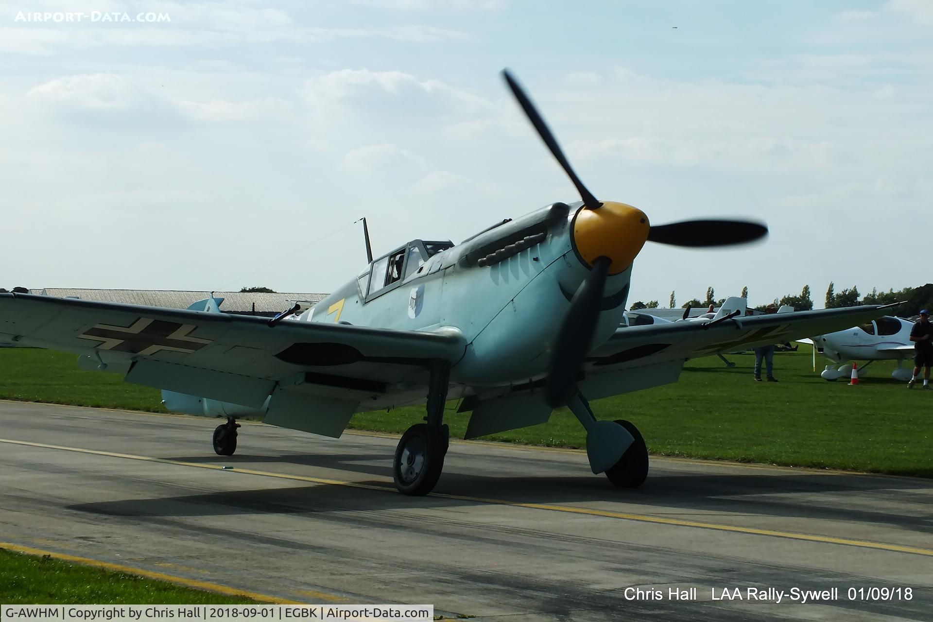 G-AWHM, 1958 Hispano HA-1112-M1L Buchon C/N 187, 2018 LAA Rally, Sywell
