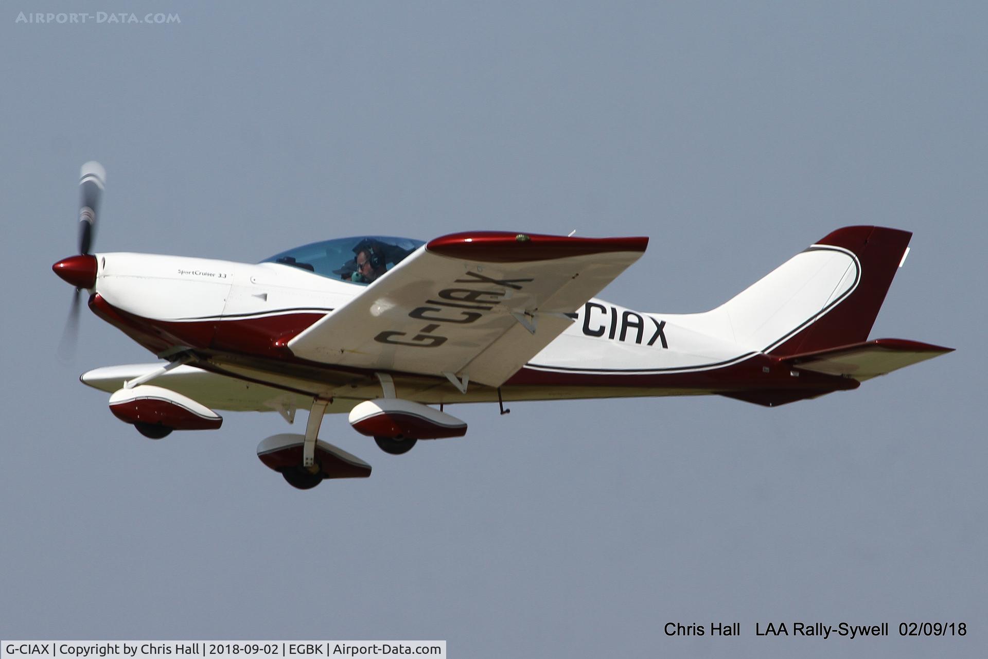 G-CIAX, 2013 CZAW SportCrusier C/N LAA 338-15125, 2018 LAA Rally, Sywell