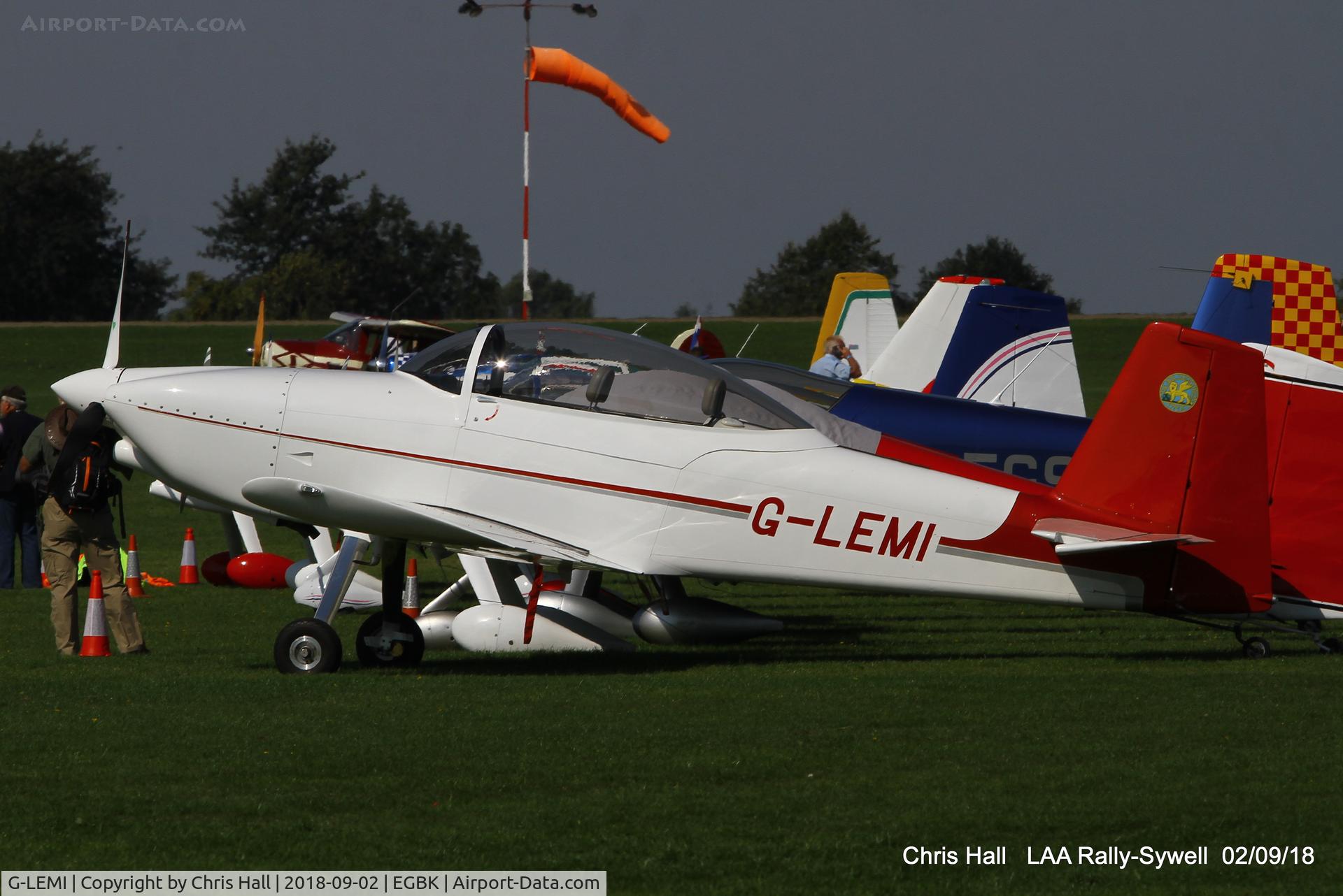 G-LEMI, 2015 Vans RV-8 C/N 303-15057, 2018 LAA Rally, Sywell