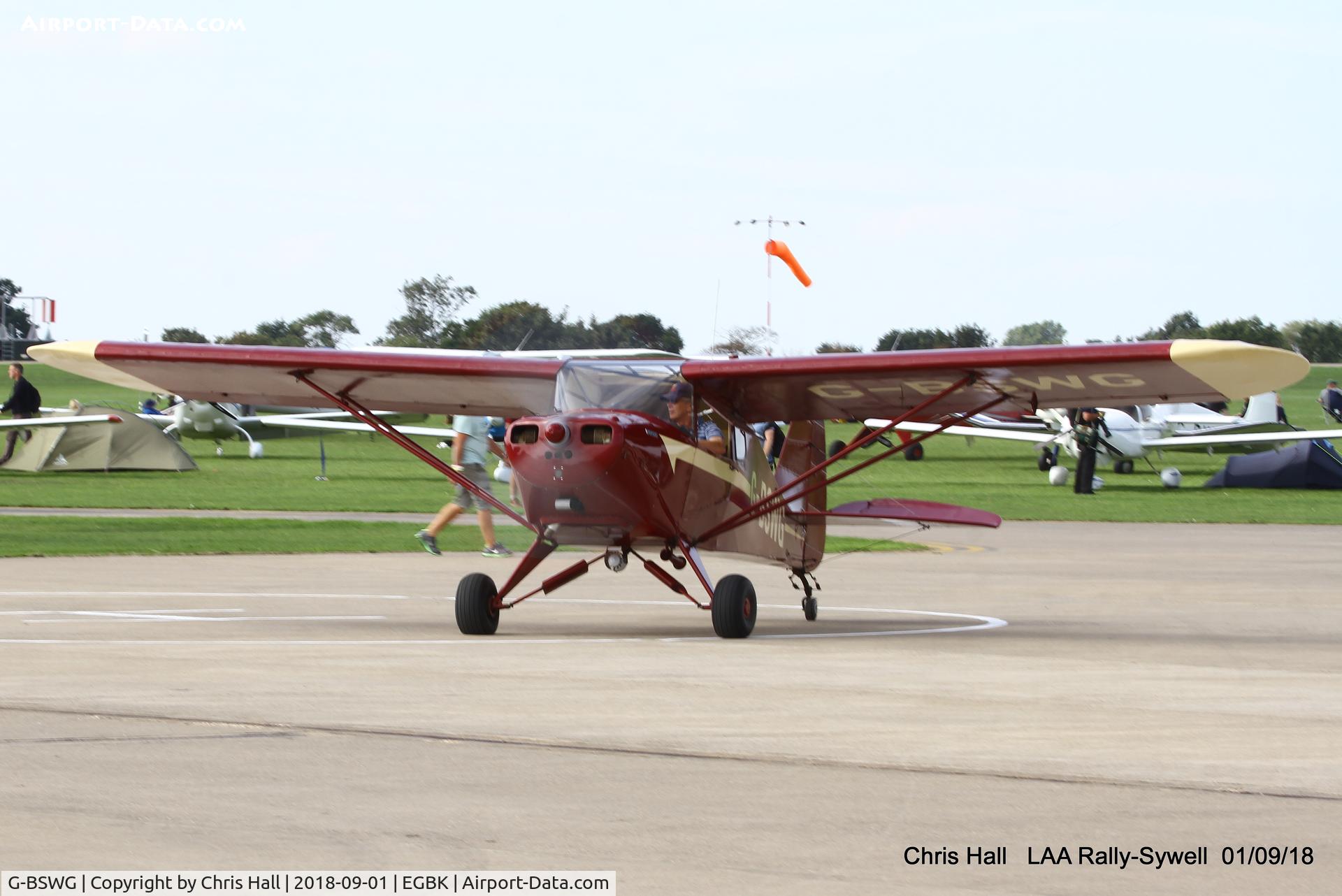 G-BSWG, 1946 Piper PA-17 Vagabond C/N 15-99, 2018 LAA Rally, Sywell