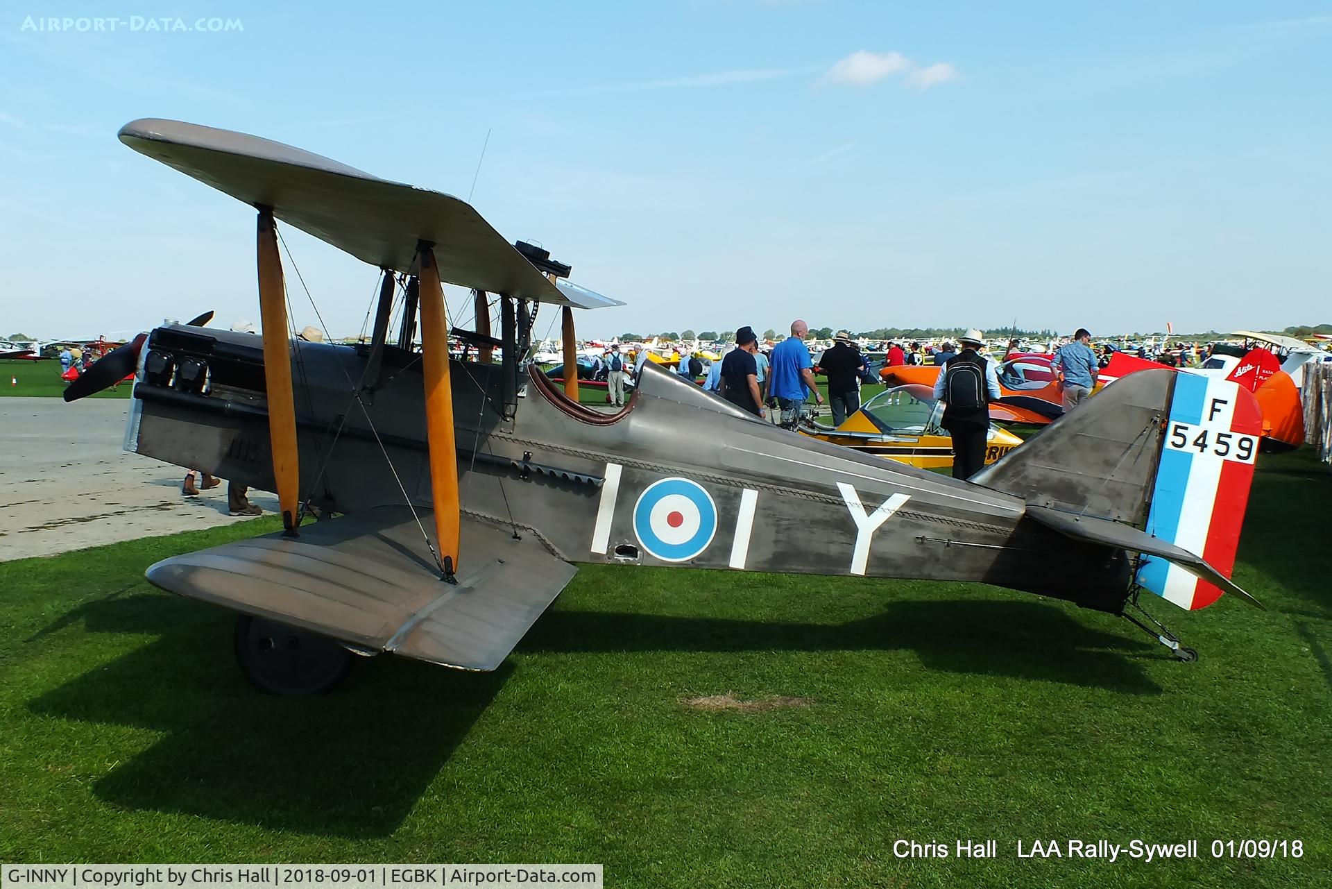 G-INNY, 1983 Royal Aircraft Factory SE-5A Replica C/N PFA 020-10439, 2018 LAA Rally, Sywell