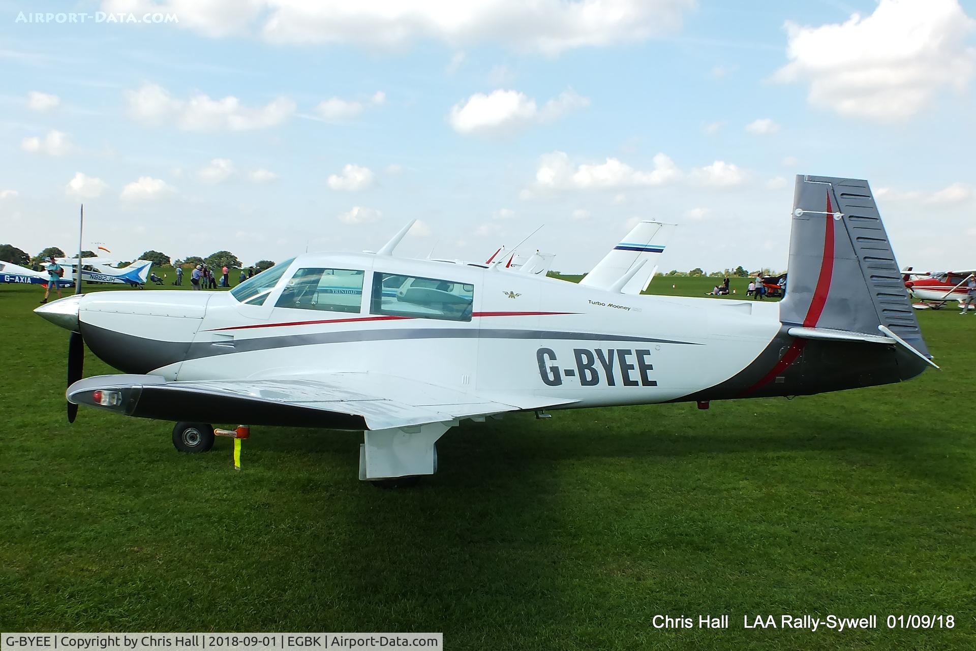 G-BYEE, 1980 Mooney M20K C/N 25-0282, 2018 LAA Rally, Sywell