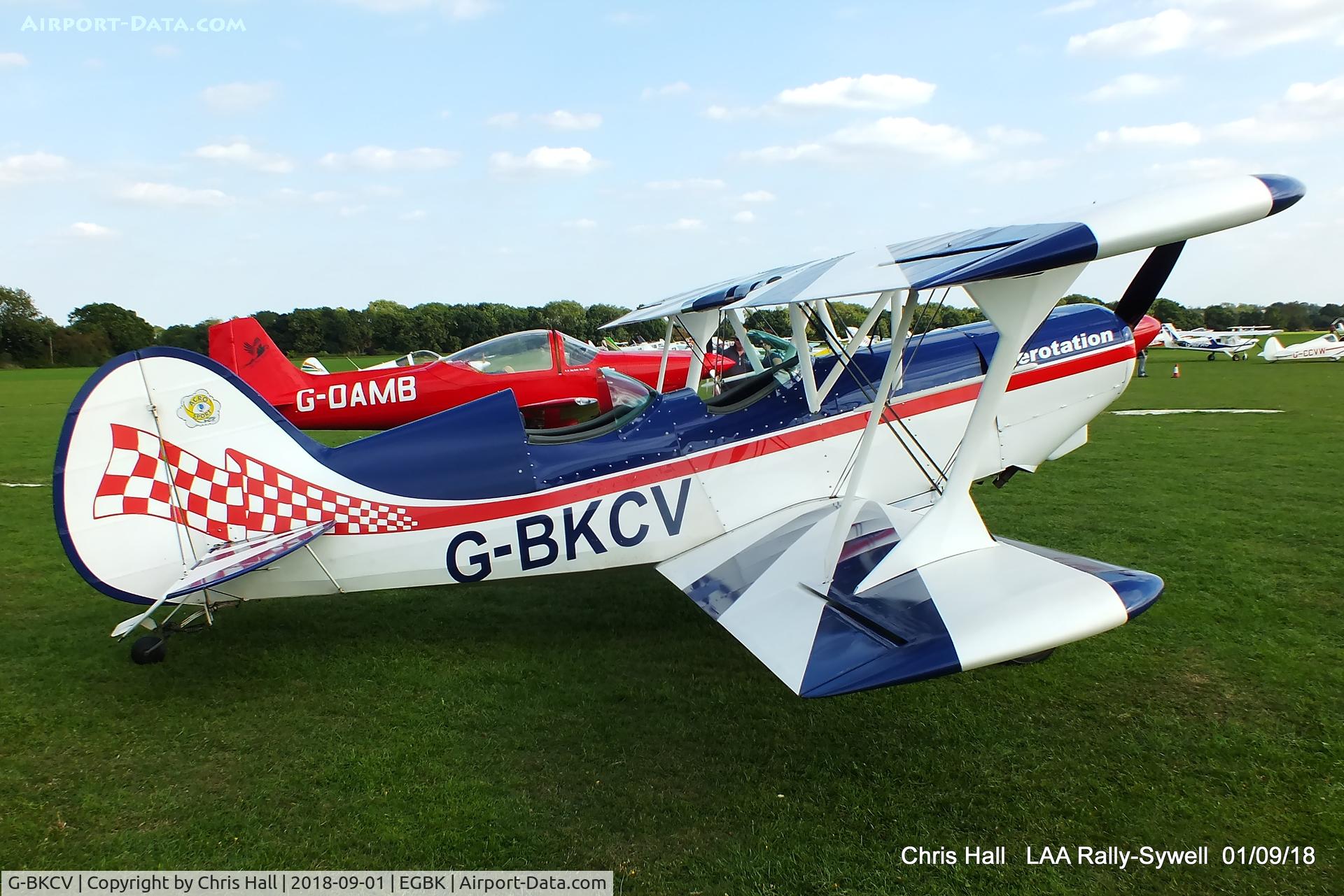 G-BKCV, 1990 EAA Acro Sport II C/N PFA 072A-10776, 2018 LAA Rally, Sywell