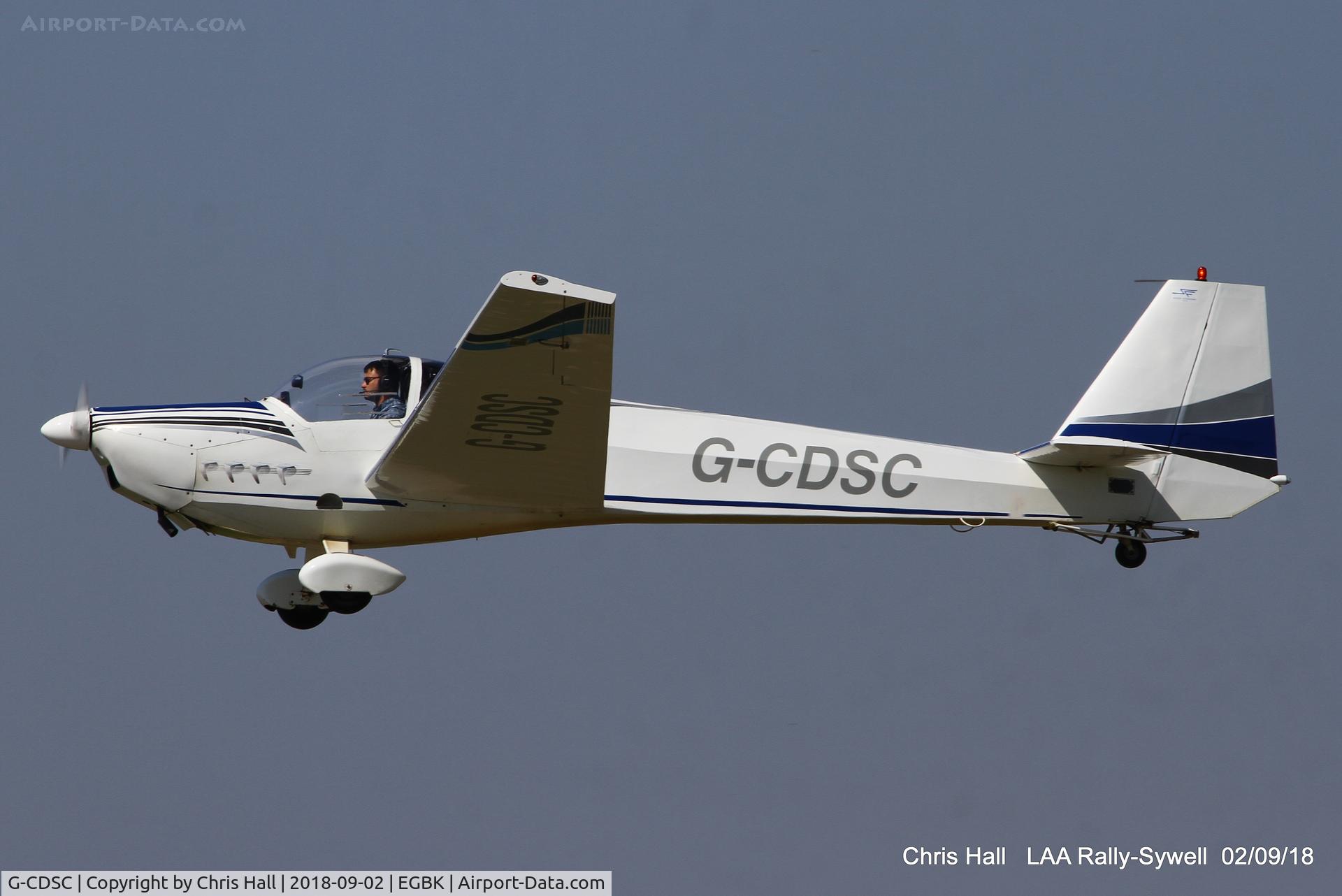 G-CDSC, 1999 Scheibe SF-25C Falke C/N 44643, 2018 LAA Rally, Sywell