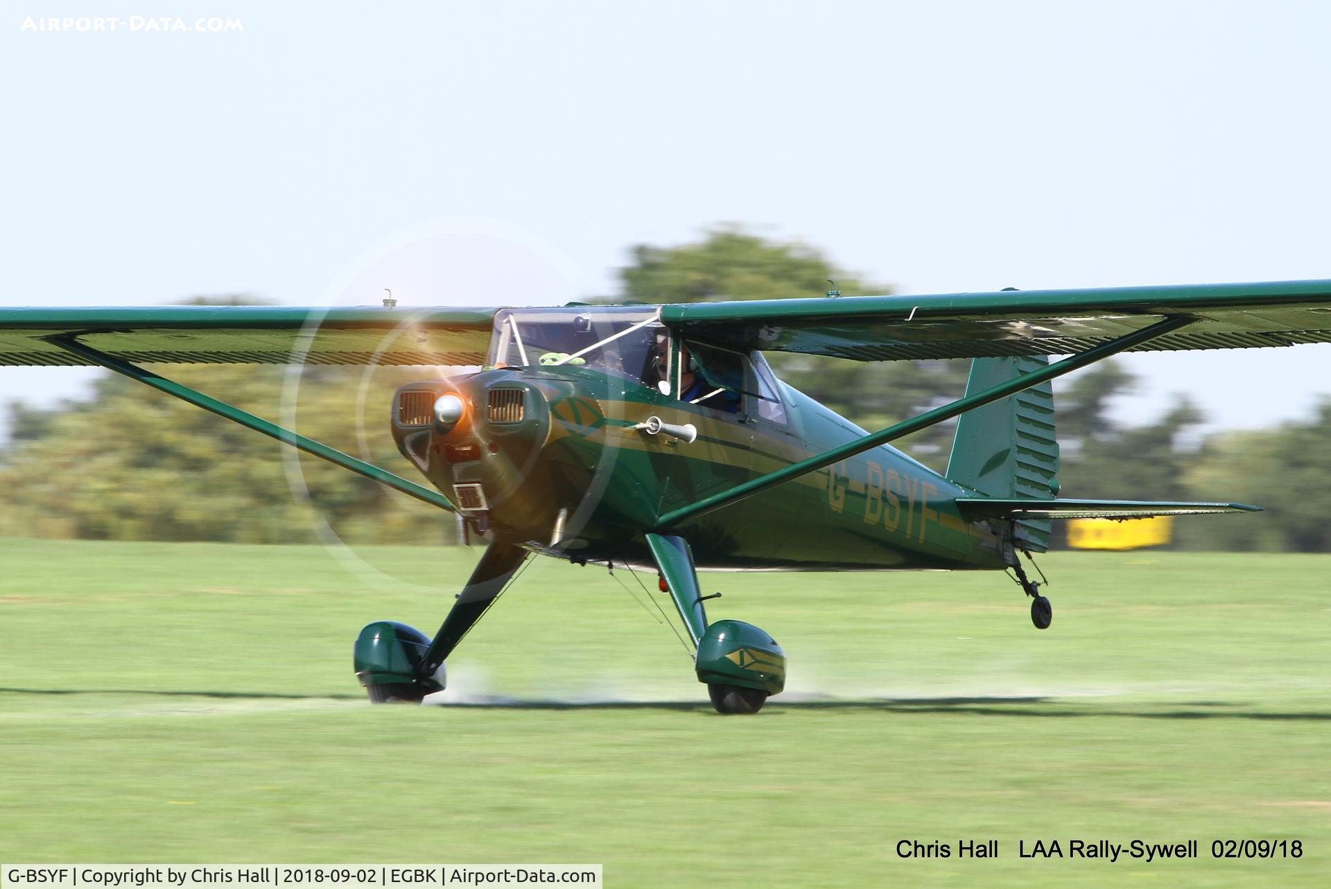 G-BSYF, 1946 Luscombe 8E Silvaire C/N 3455, 2018 LAA Rally, Sywell