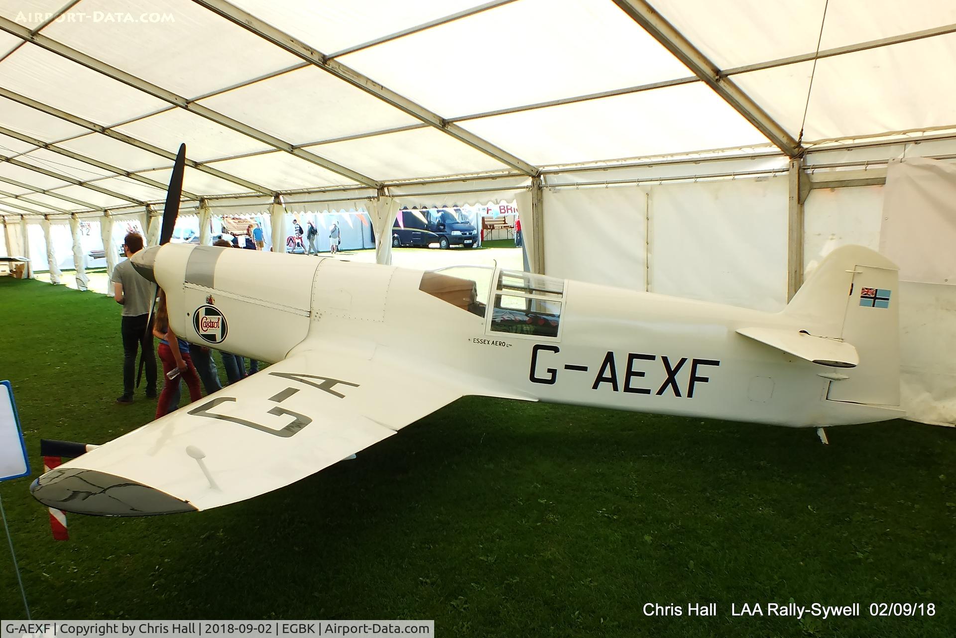 G-AEXF, 1936 Percival E-2H Mew Gull C/N E22, 2018 LAA Rally, Sywell