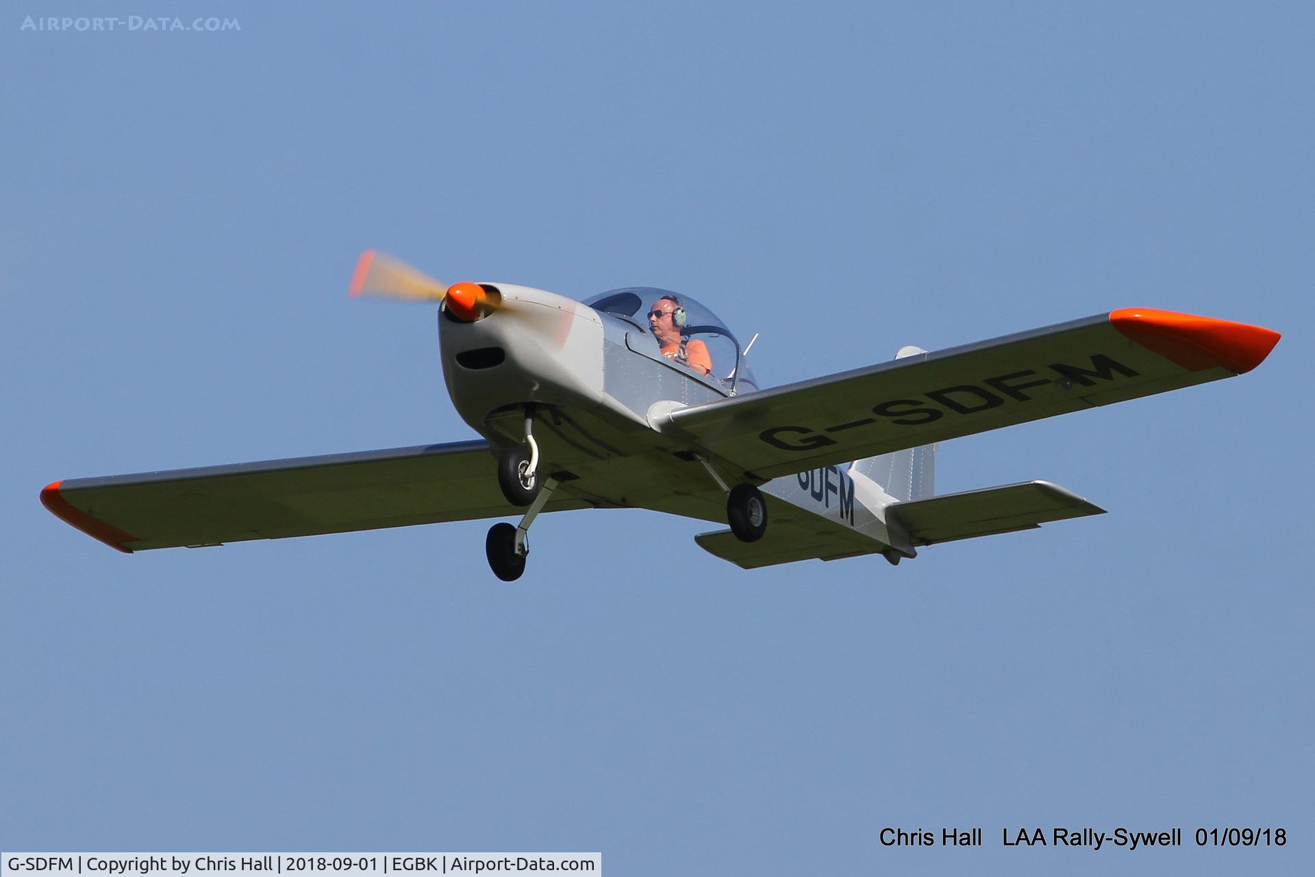 G-SDFM, 2002 Aerotechnik EV-97 Eurostar C/N PFA 315-13884, 2018 LAA Rally, Sywell