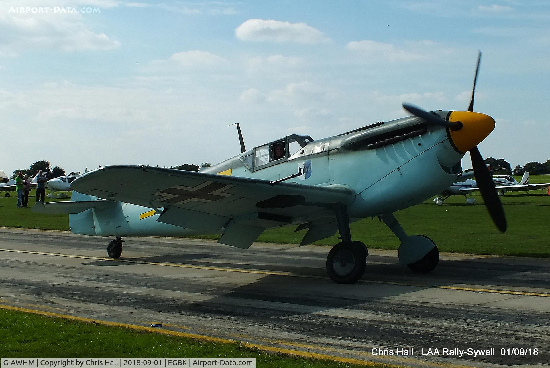 G-AWHM, 1958 Hispano HA-1112-M1L Buchon C/N 187, 2018 LAA Rally, Sywell