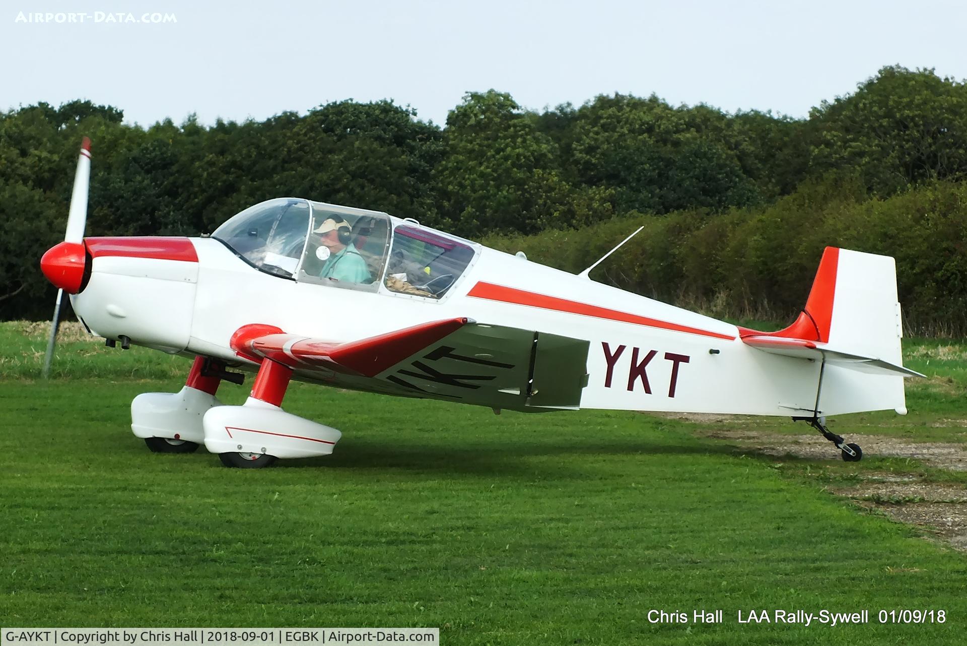 G-AYKT, 1957 SAN Jodel D-117 C/N 507, 2018 LAA Rally, Sywell