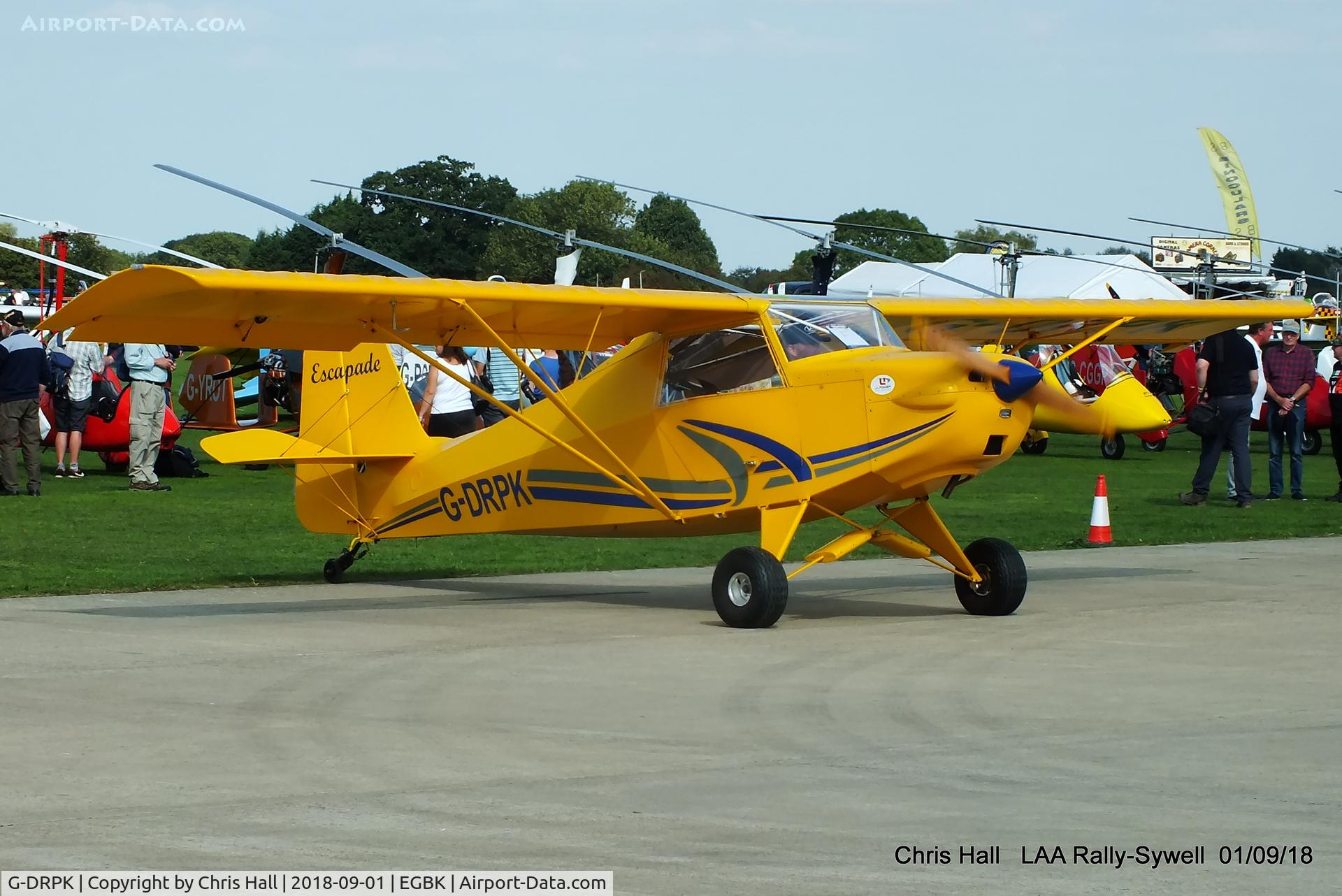 G-DRPK, 2008 Reality Escapade C/N LAA 345-14824, 2018 LAA Rally, Sywell