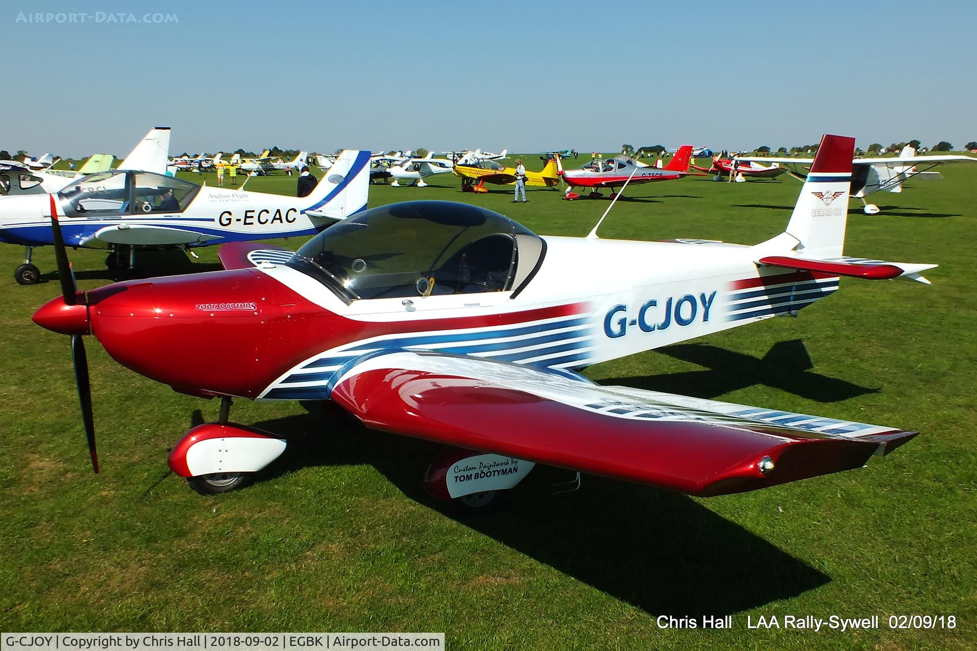 G-CJOY, 2016 Zenair CH-601 HDS Zodiac C/N PFA 162-13273, 2018 LAA Rally, Sywell