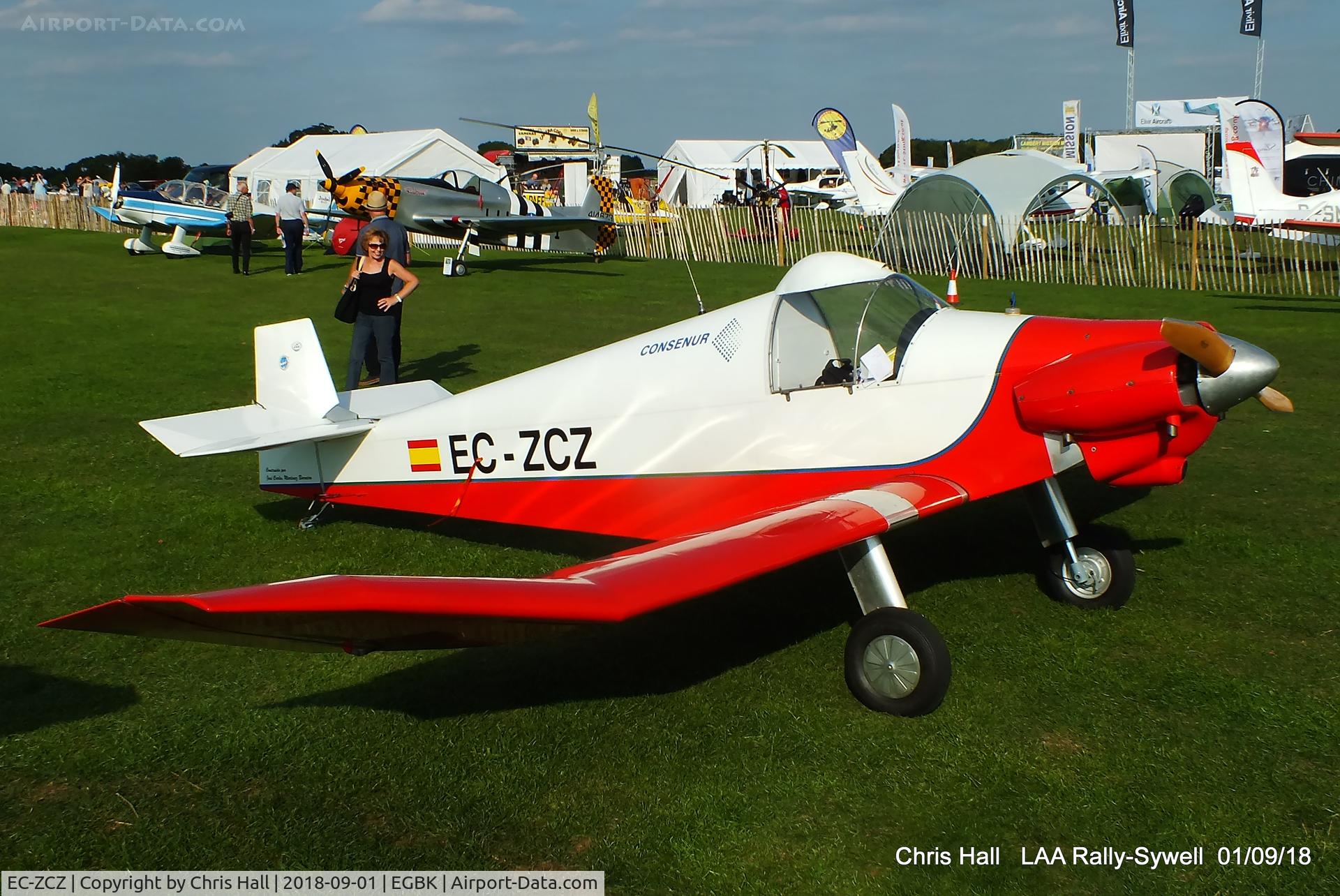 EC-ZCZ, Jodel D-92 Bebe Bebe C/N 778, 2018 LAA Rally, Sywell