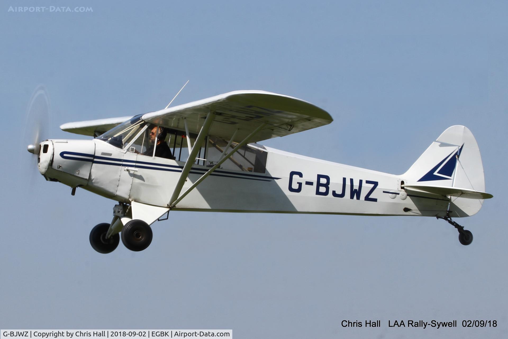 G-BJWZ, 1951 Piper L-18C Super Cub (PA-18-95) C/N 18-1361, 2018 LAA Rally, Sywell