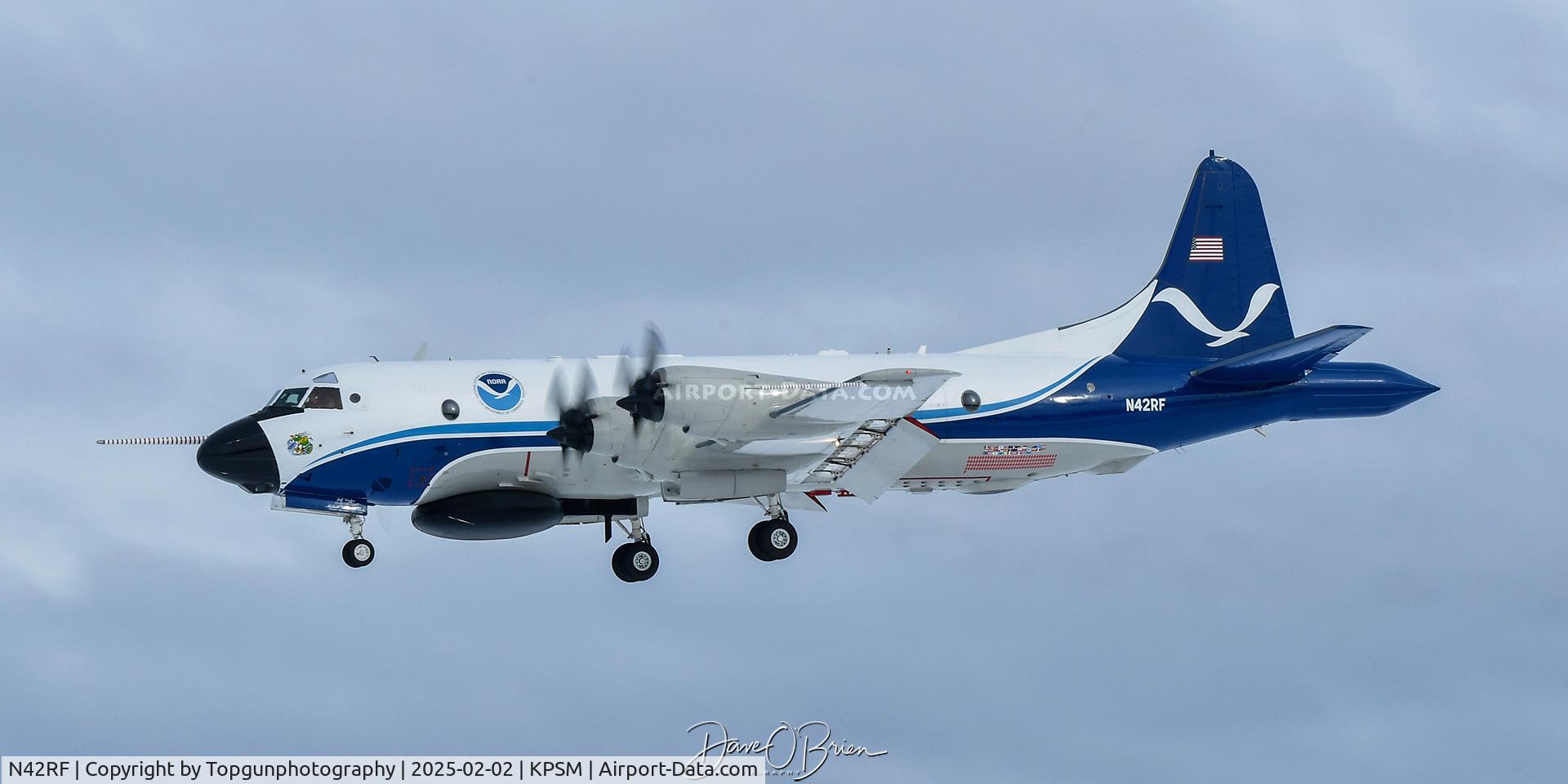 N42RF, 1975 Lockheed WP-3D Orion C/N 5622, NOAA42 stops in from Shannon Ireland