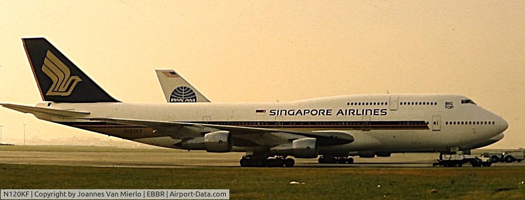N120KF, 1984 Boeing 747-312 C/N 23031, ex-slide