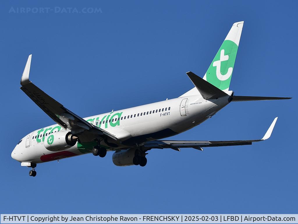 F-HTVT, 2012 Boeing 737-86J C/N 37767, Marrakesh (RAK)	Bordeaux (BOD)	TO3187