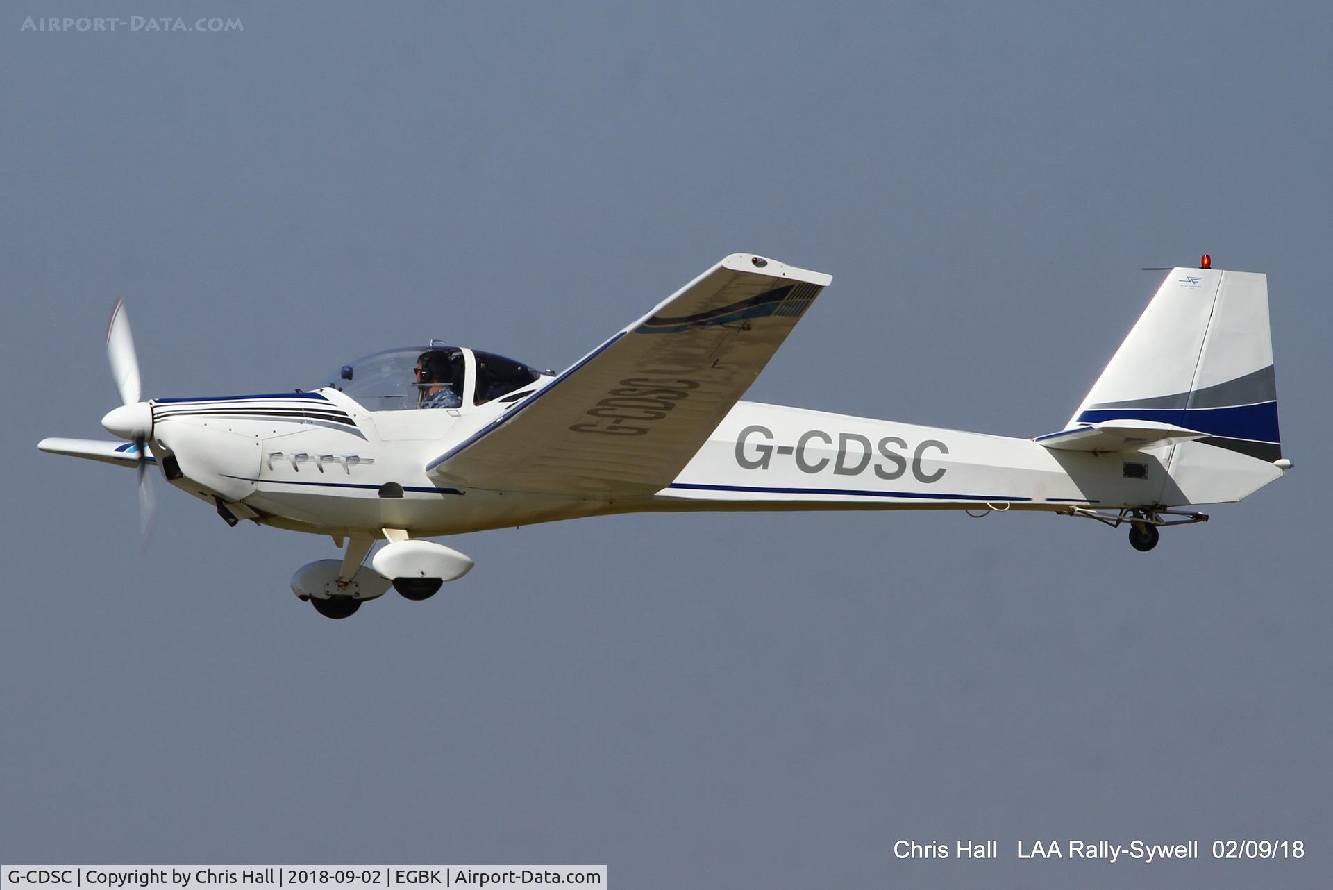 G-CDSC, 1999 Scheibe SF-25C Falke C/N 44643, 2018 LAA Rally, Sywell