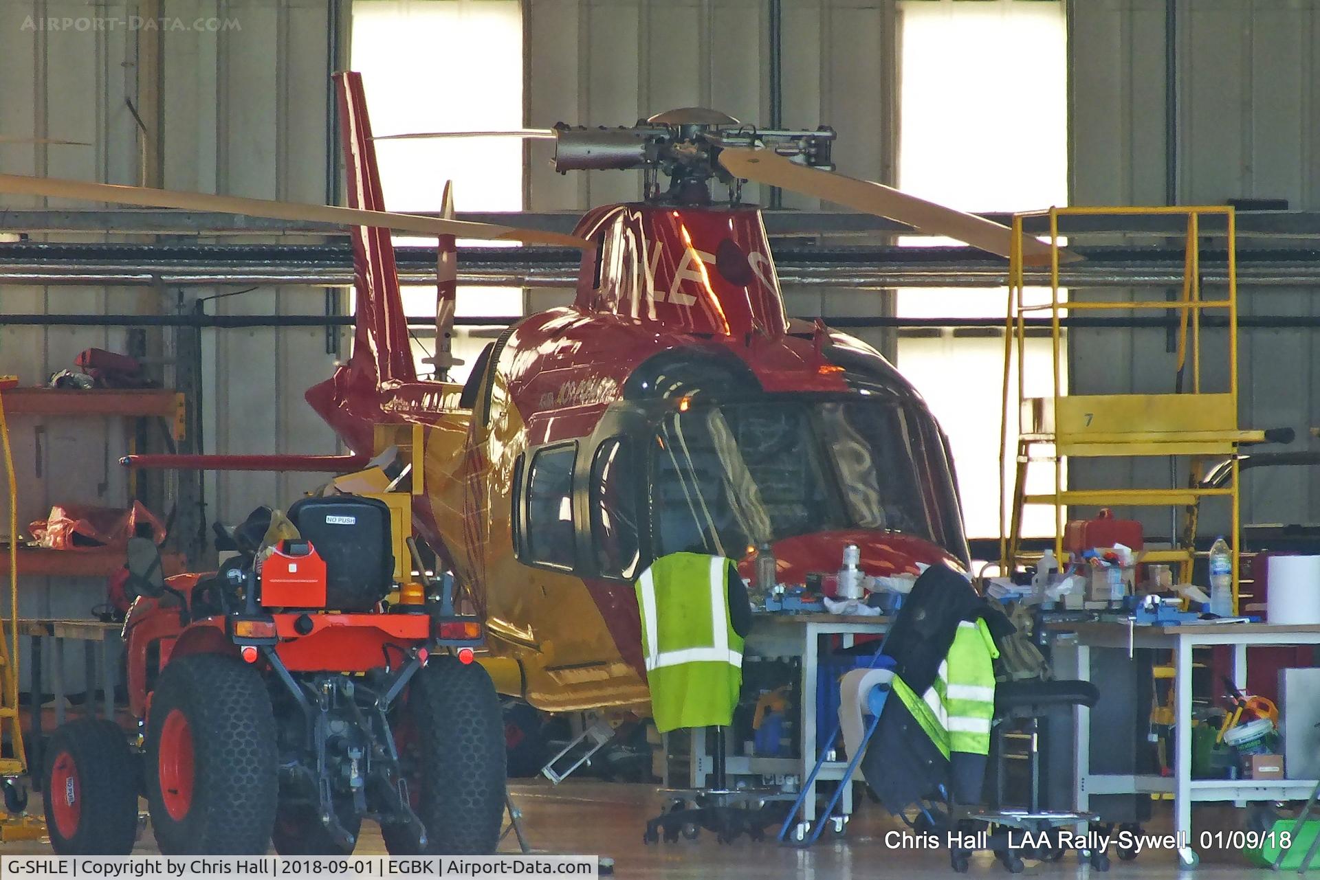 G-SHLE, 2000 Agusta A-109E Power C/N 11100, 2018 LAA Rally, Sywell