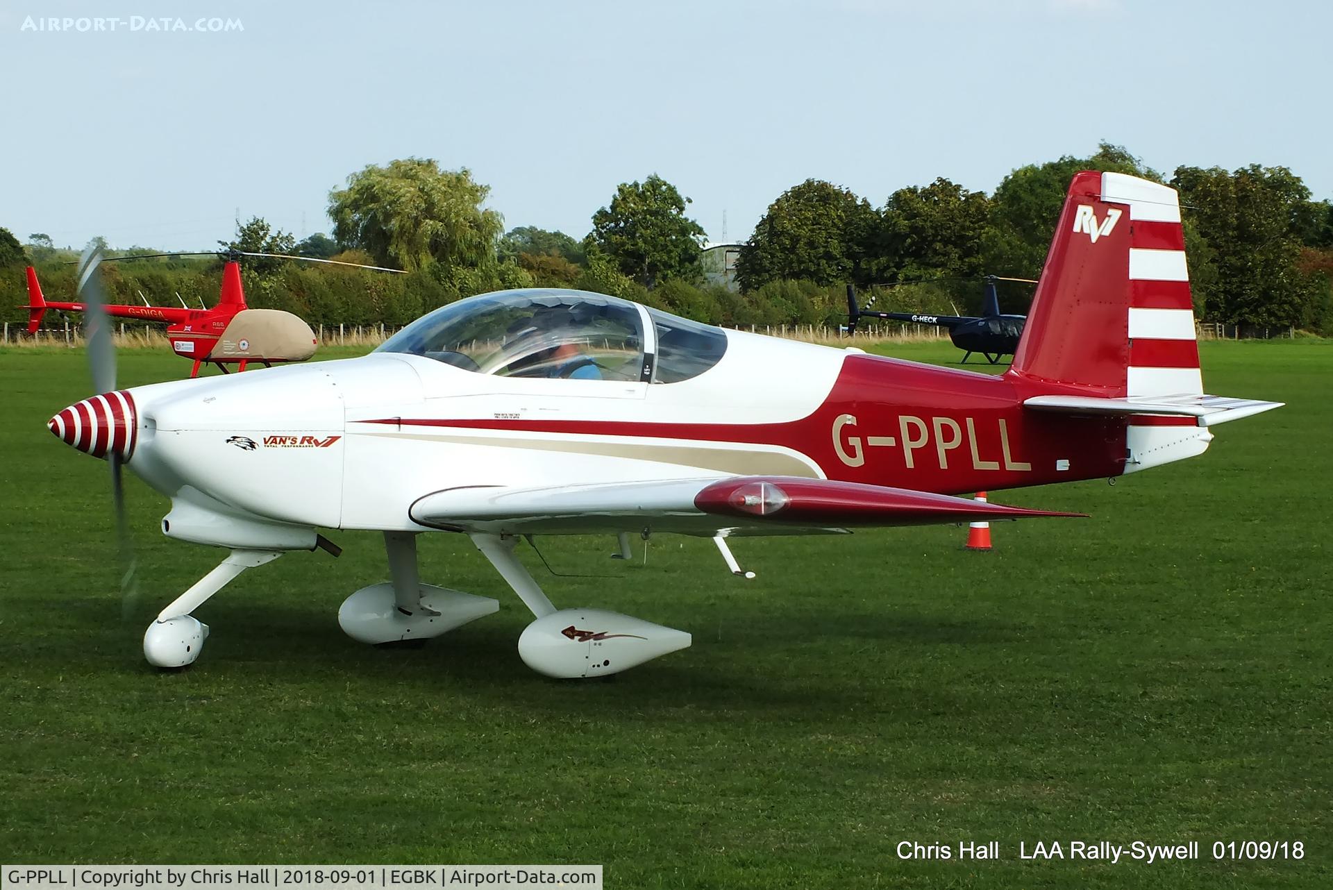 G-PPLL, 2007 Vans RV-7A C/N PFA 323-14240, 2018 LAA Rally, Sywell